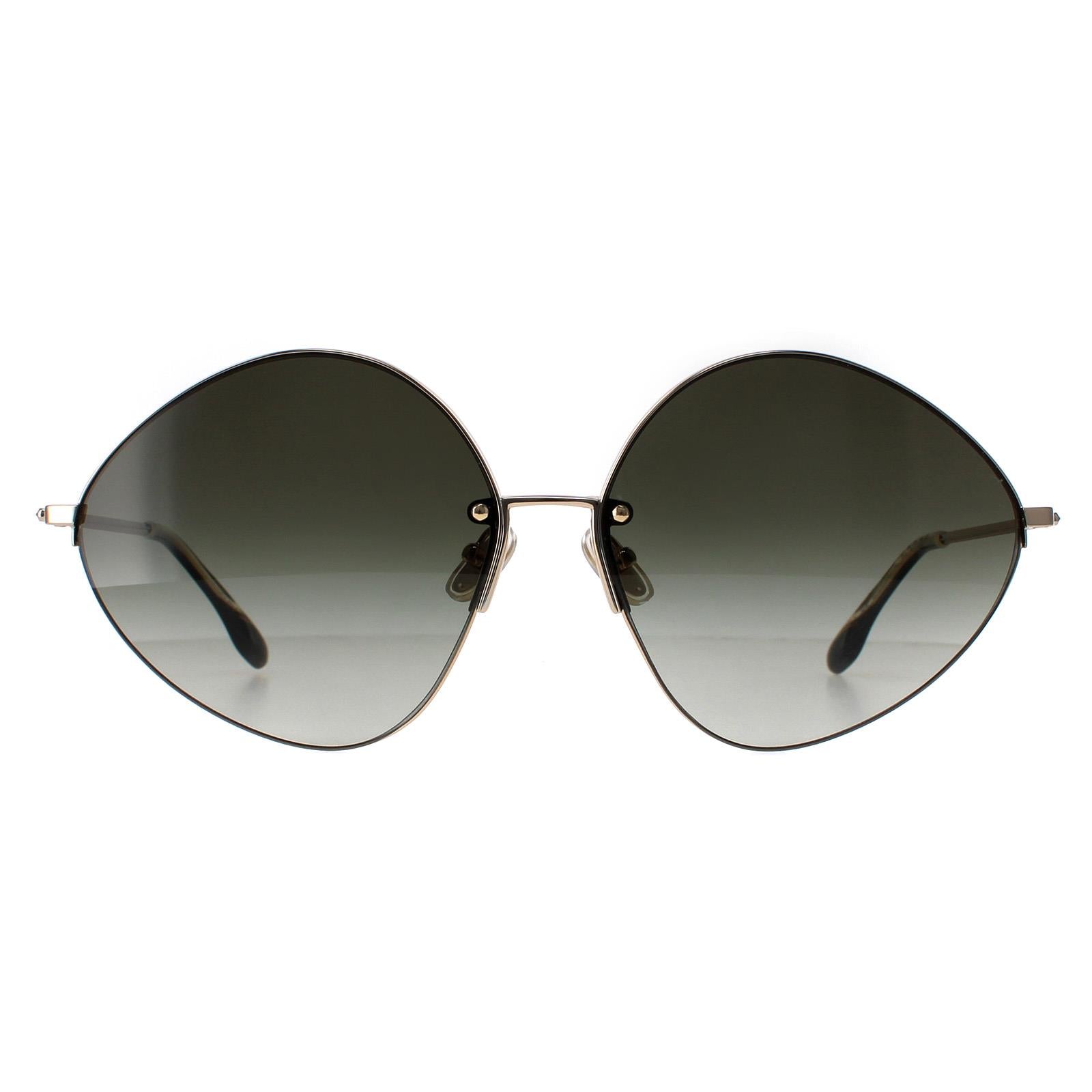 Victoria Beckham VB220S Womens Gold Sunglasses