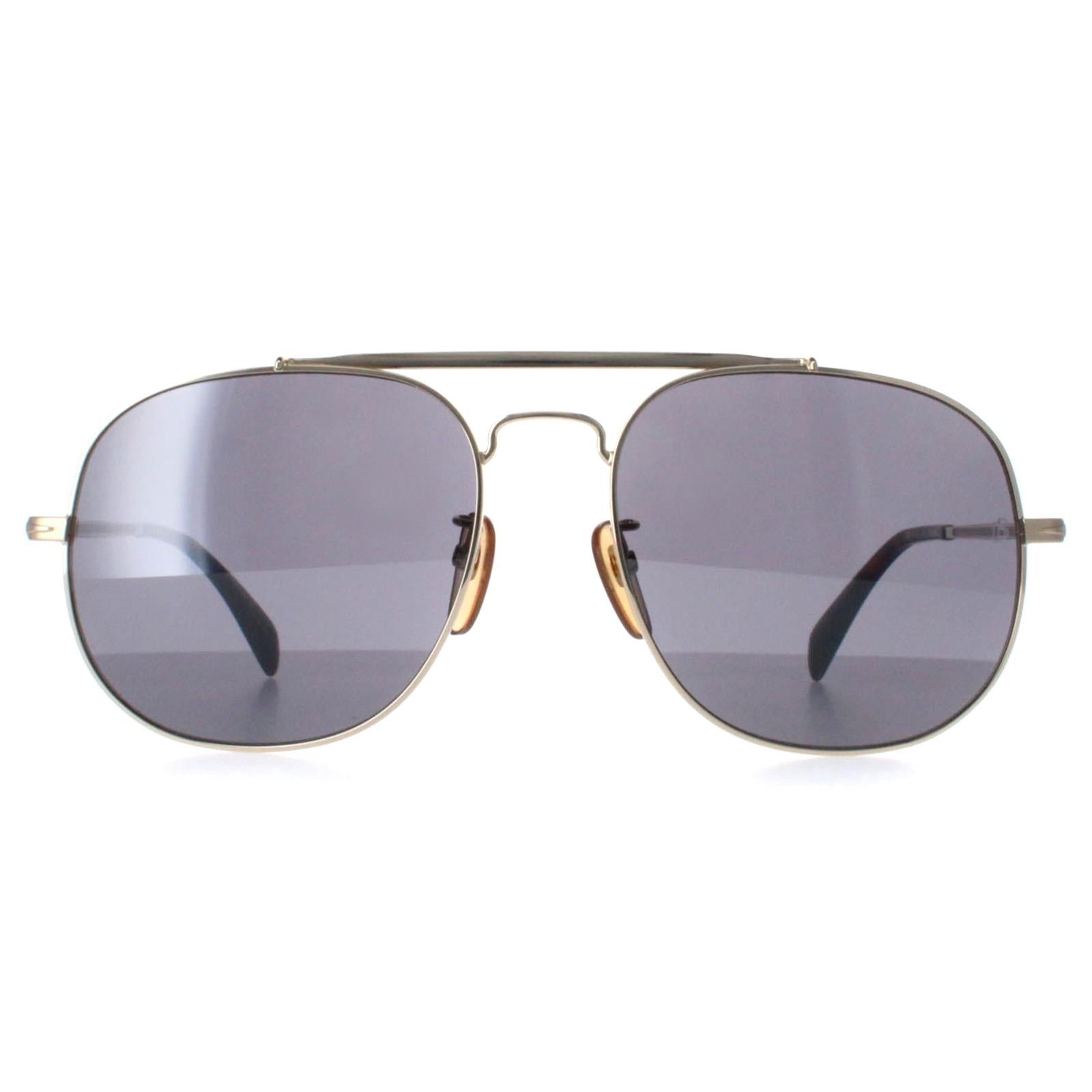 David Beckham DB7004/S Mens Gold Sunglasses