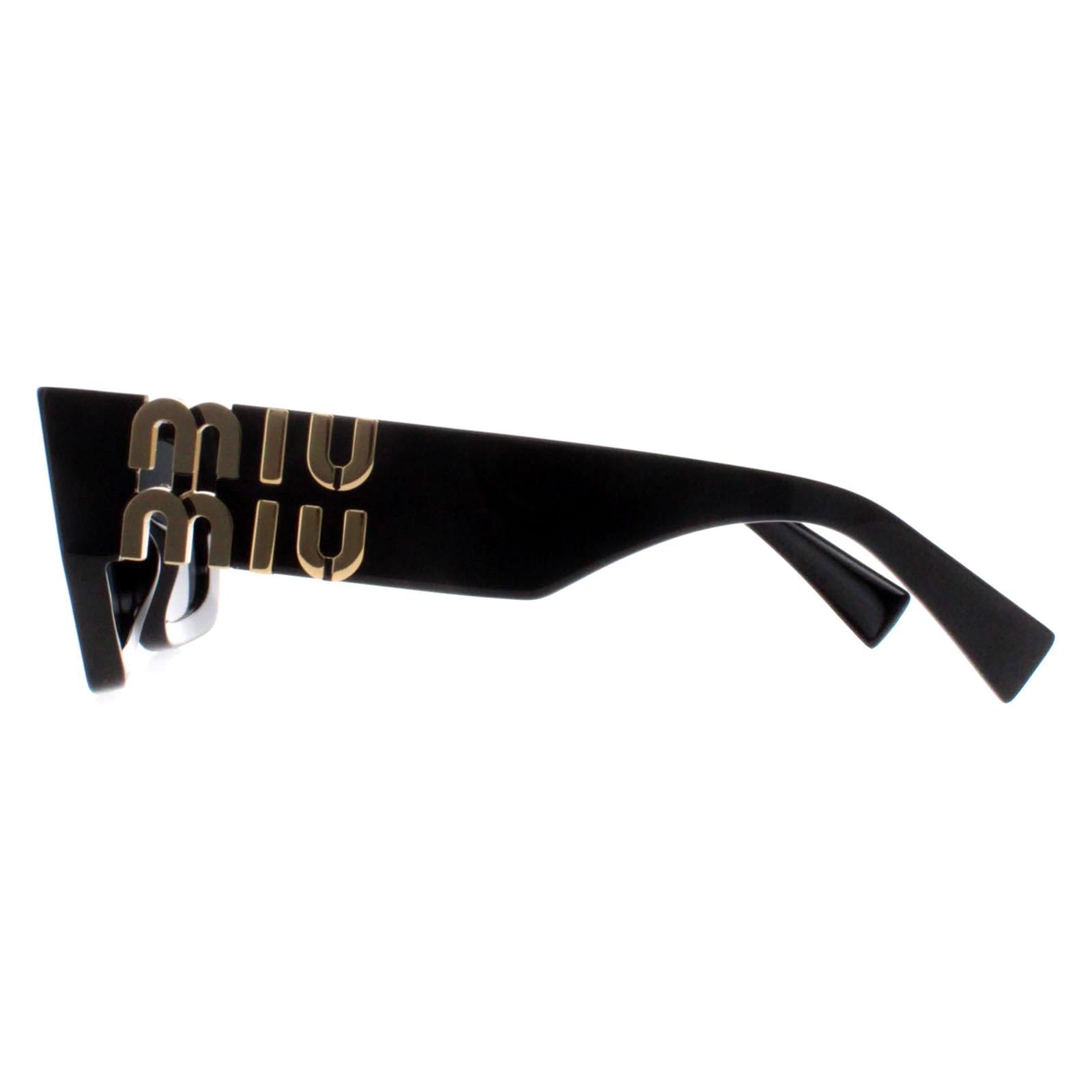 Miu Miu MU09WS Womens Black Sunglasses