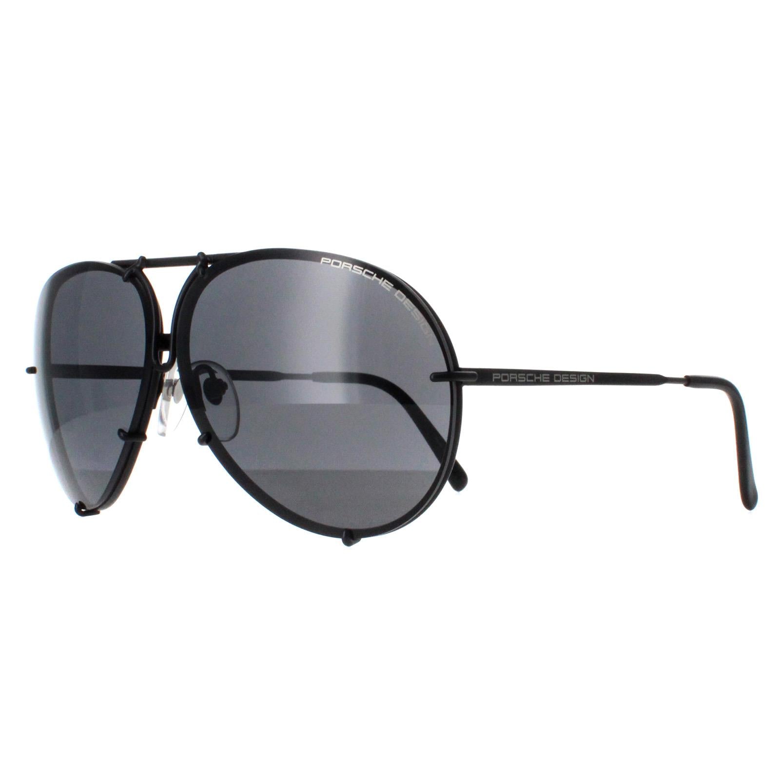Porsche Design P8478 Unisex Black Sunglasses