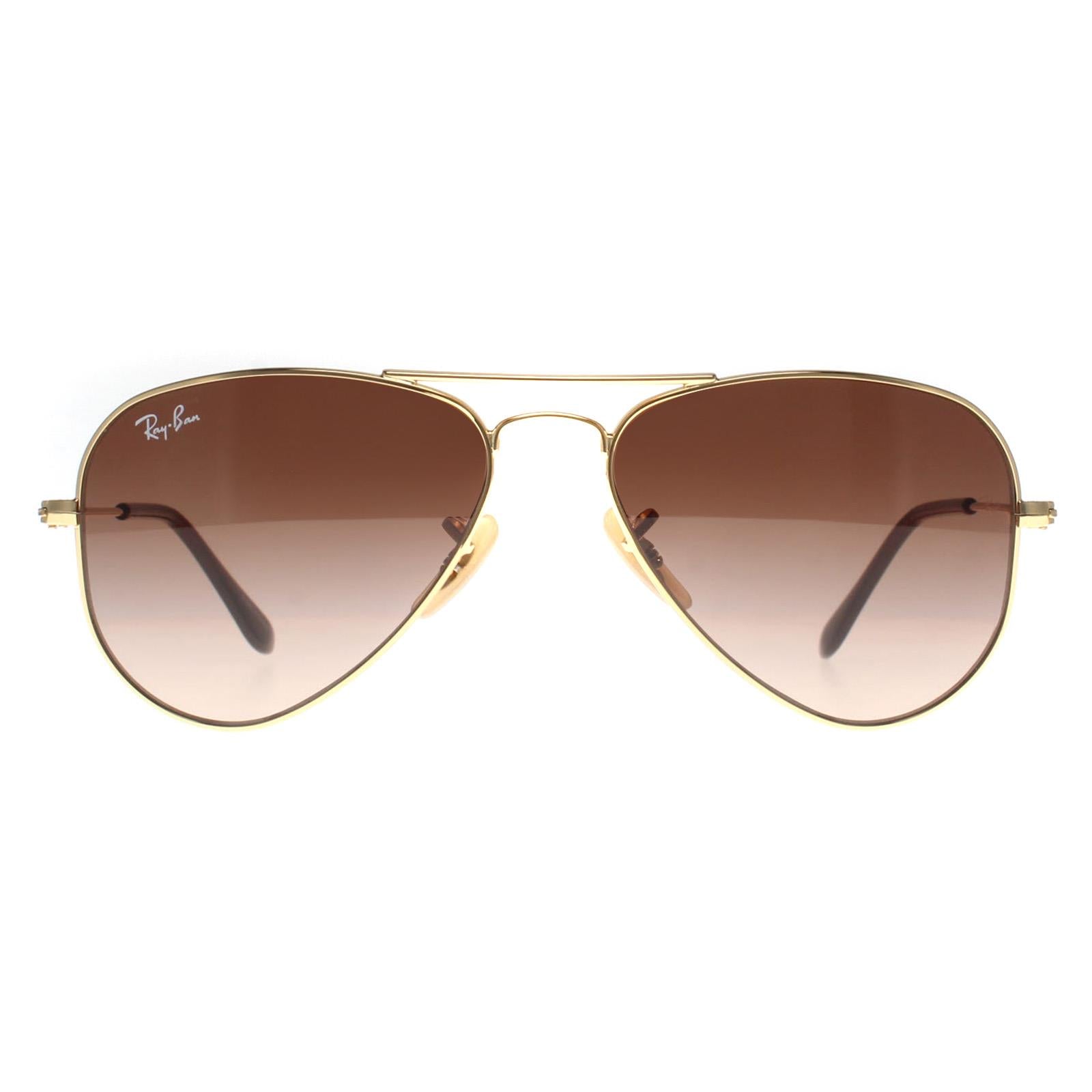 Ray-Ban Junior RJ9506S Unisex Kinder Gold Sunglasses