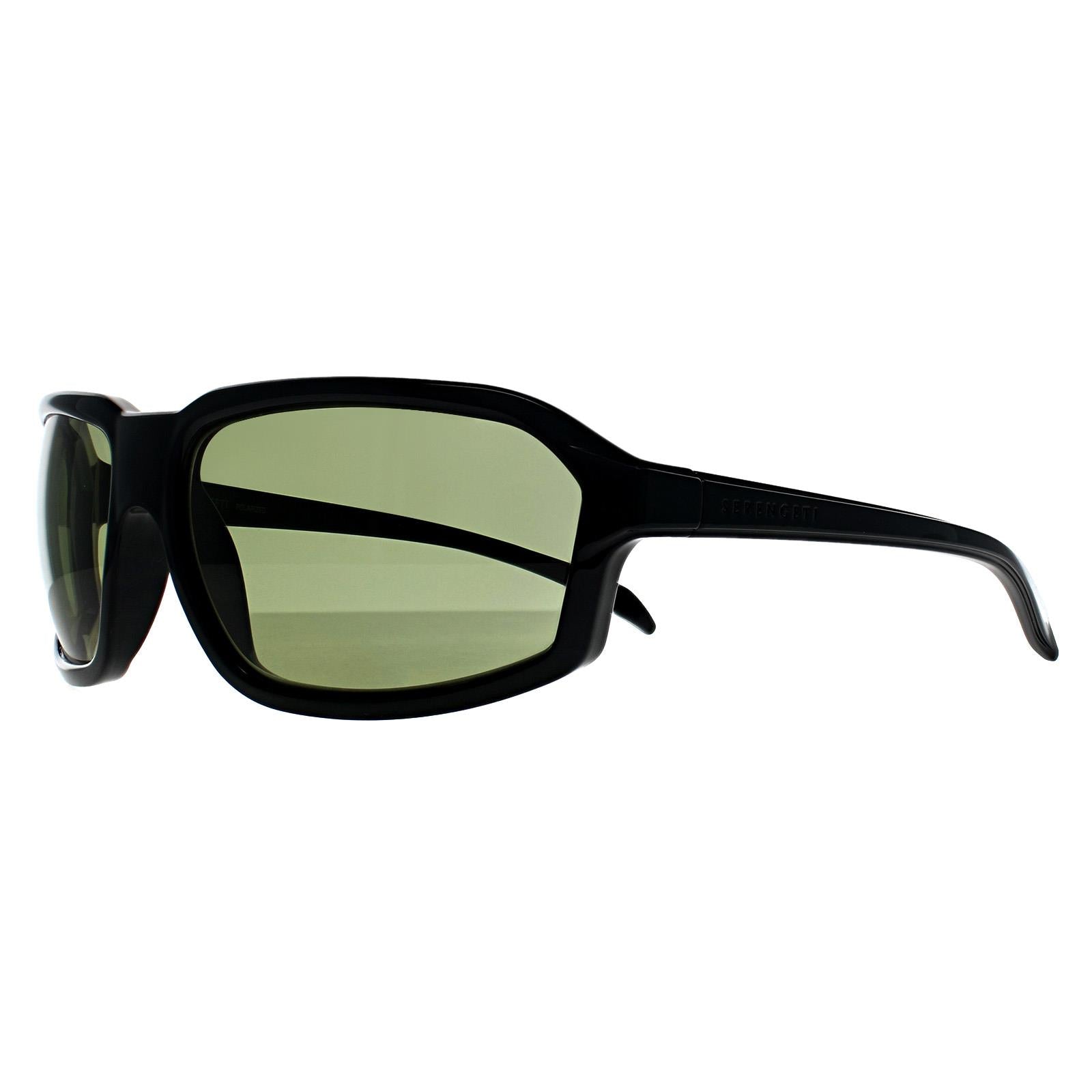 Serengeti Hext Mens Black Sunglasses