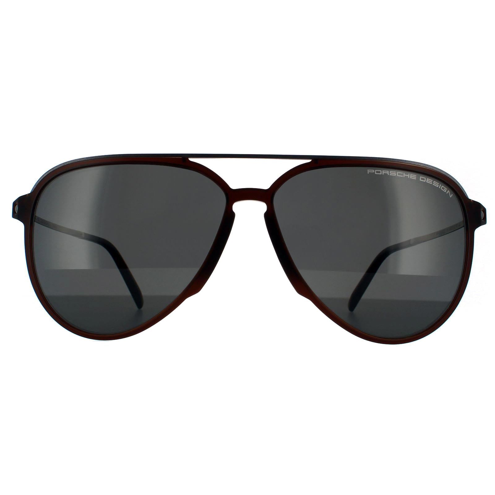 Porsche Design P8912 Mens Brown Sunglasses