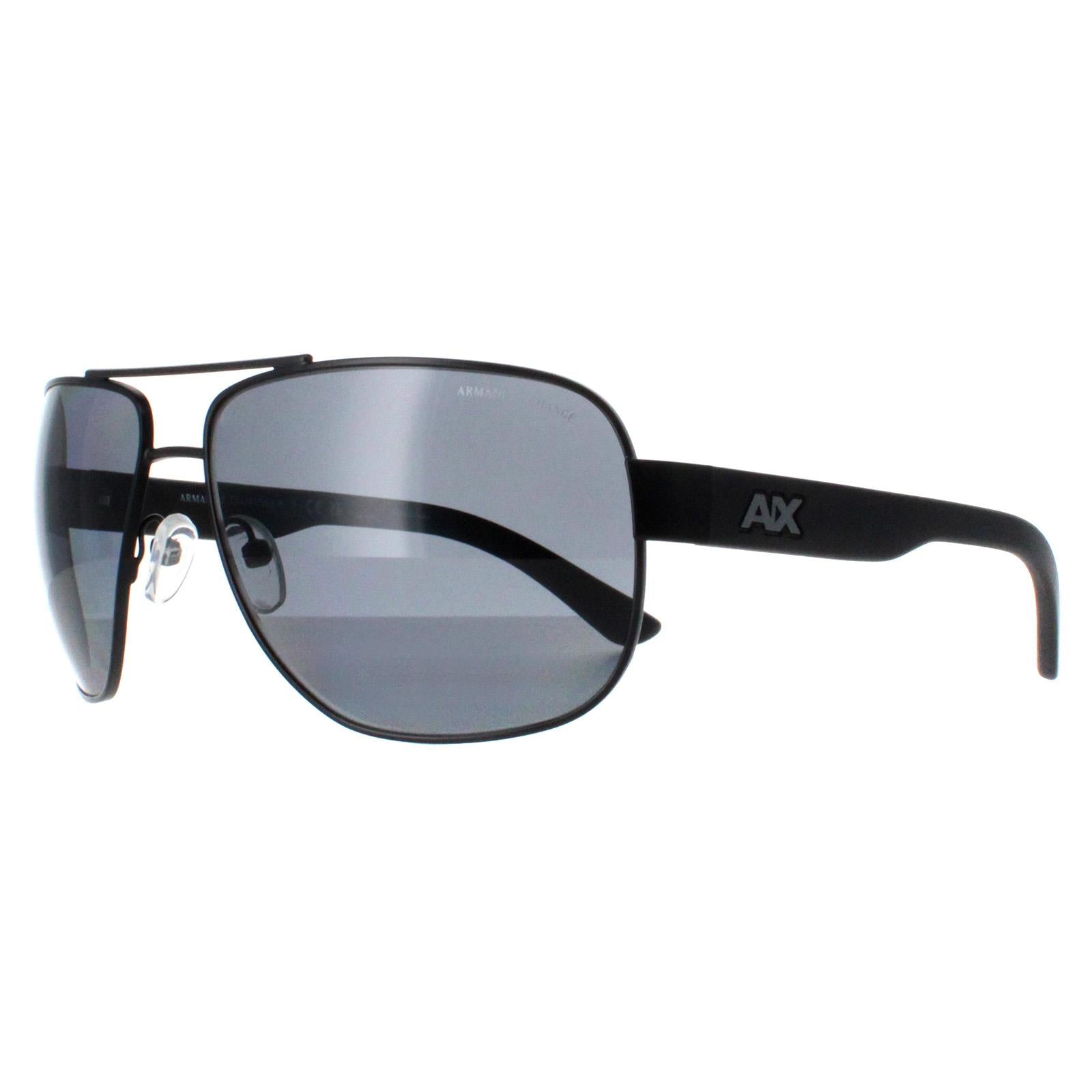 Armani Exchange AX2012S Mens Black Sunglasses