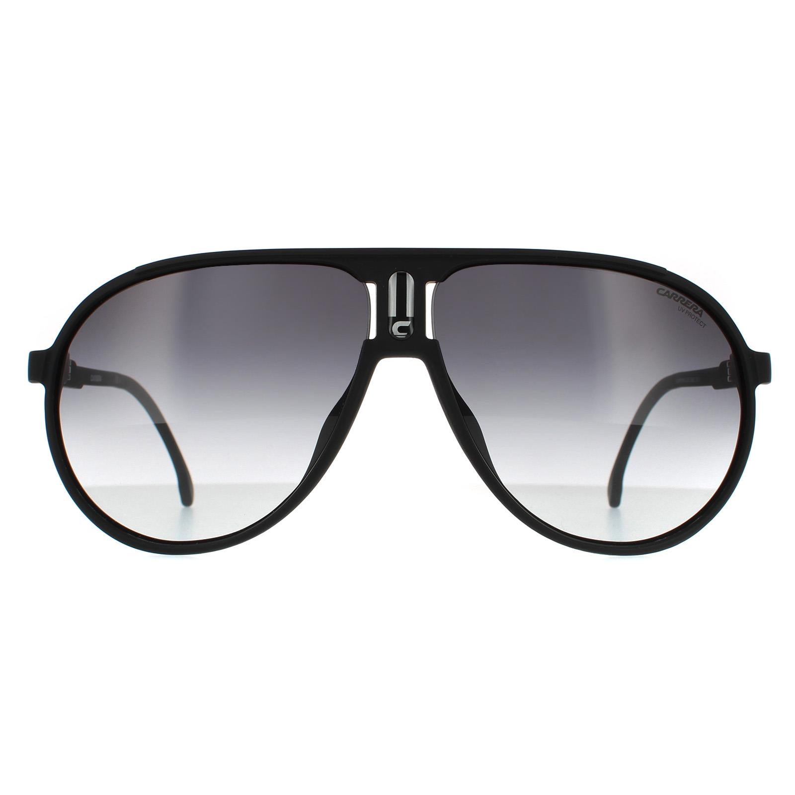 Carrera Champion/N Unisex Black Sunglasses