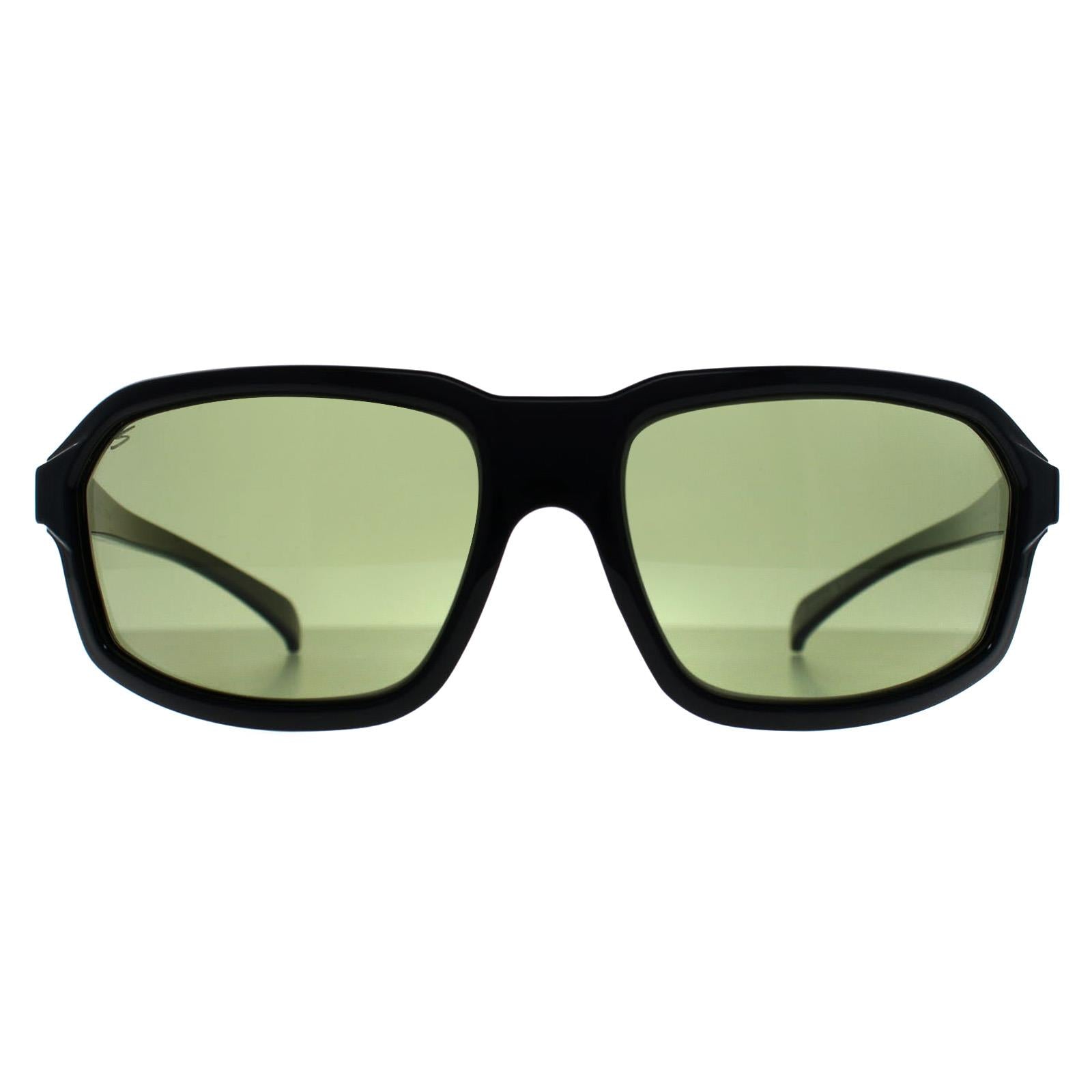 Serengeti Hext Mens Black Sunglasses