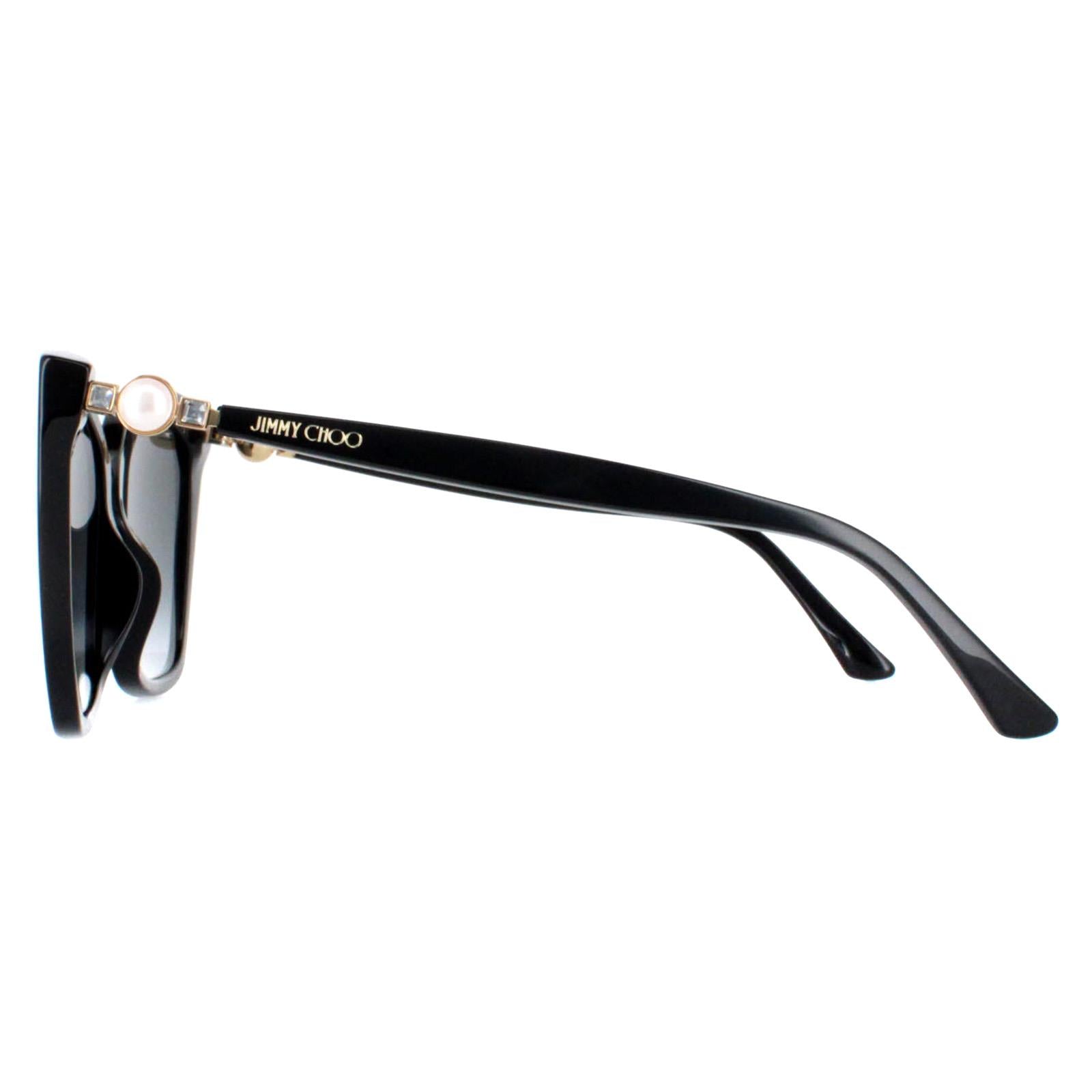 Jimmy Choo RUA/G/S Womens Black Sunglasses