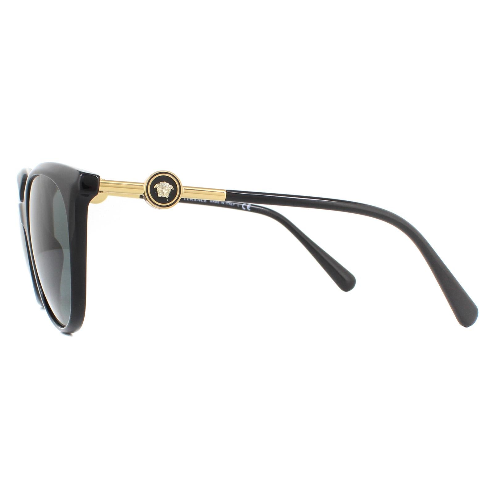 Versace VE4404 Womens Black Sunglasses