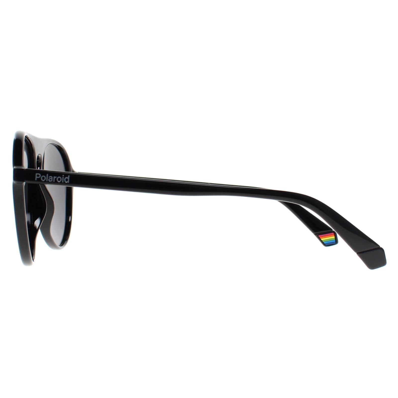 Polaroid PLD 6225/S Unisex Black Sunglasses