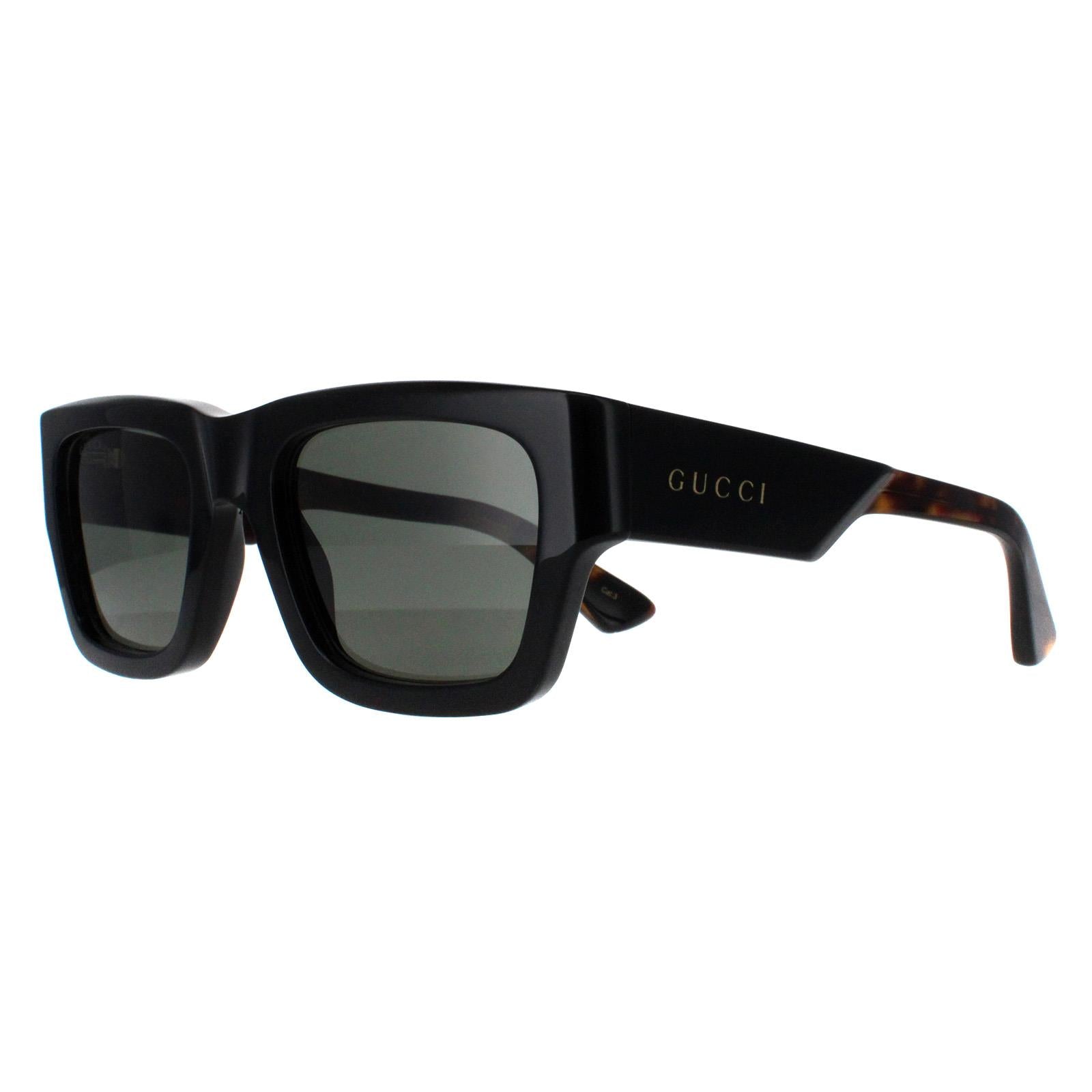 Gucci GG1668S Mens Black Sunglasses