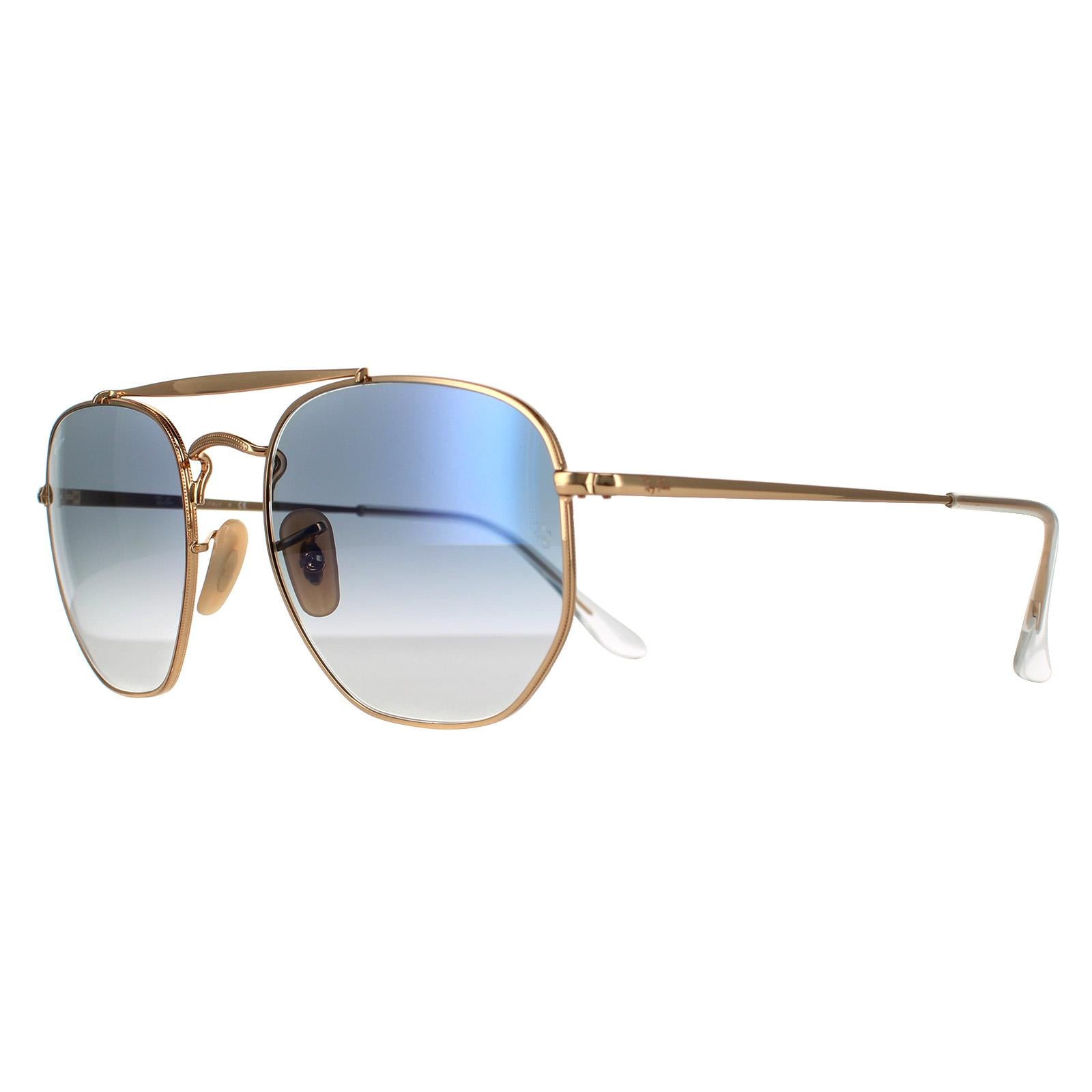 Ray-Ban Marshal 3648 Unisex Gold Sunglasses