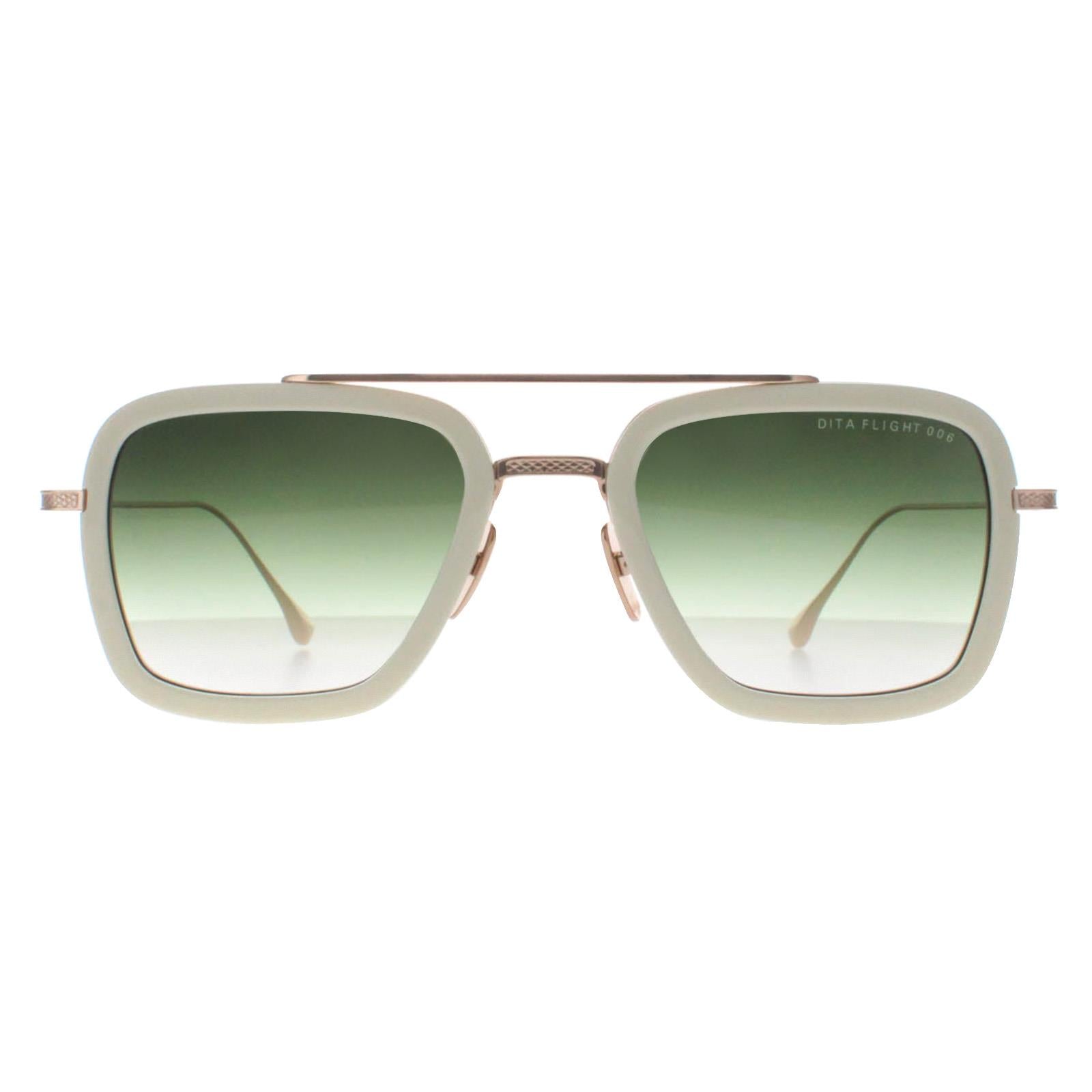 Dita Flight 006 Unisex Gold Sunglasses