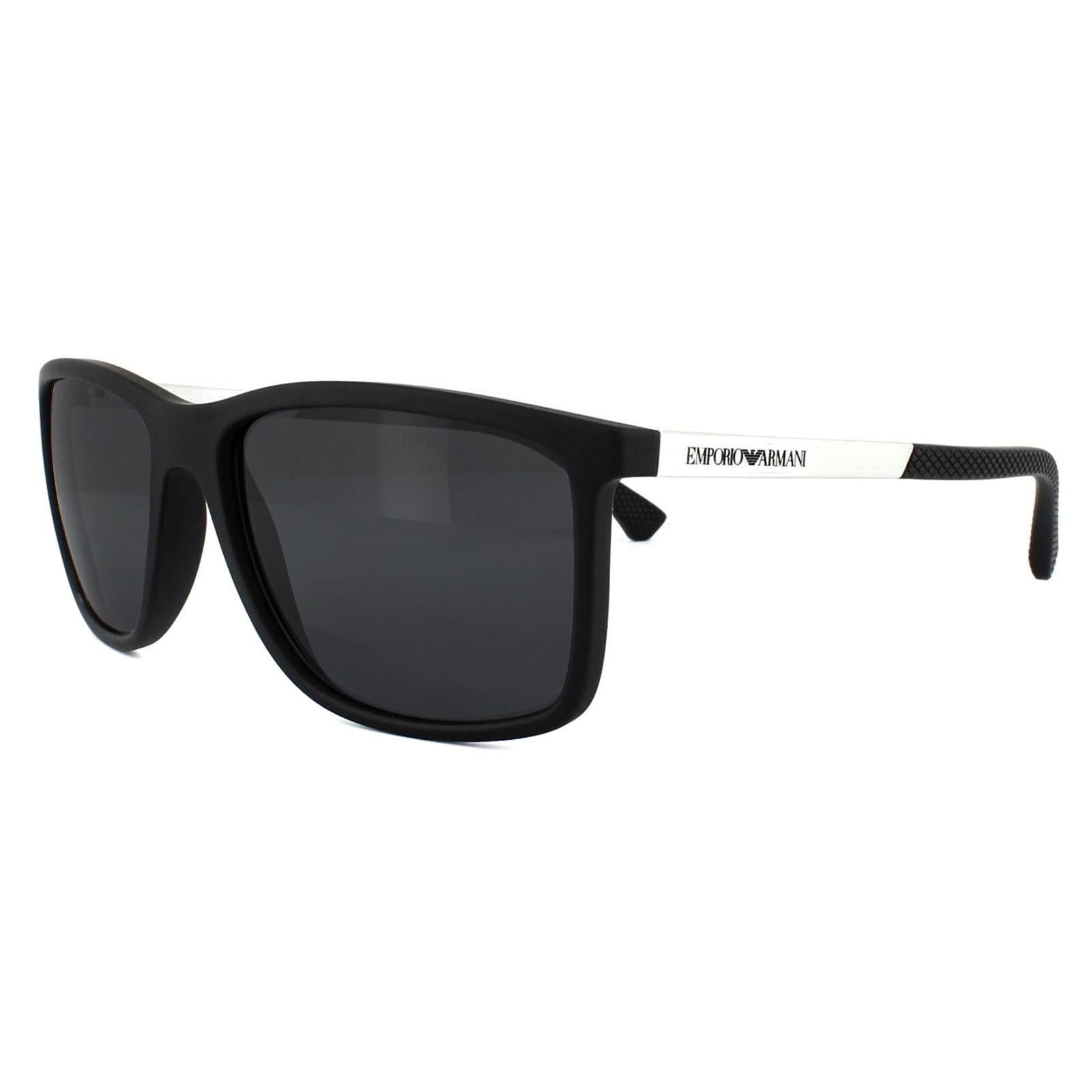 Emporio Armani 4058 Mens Black Sunglasses