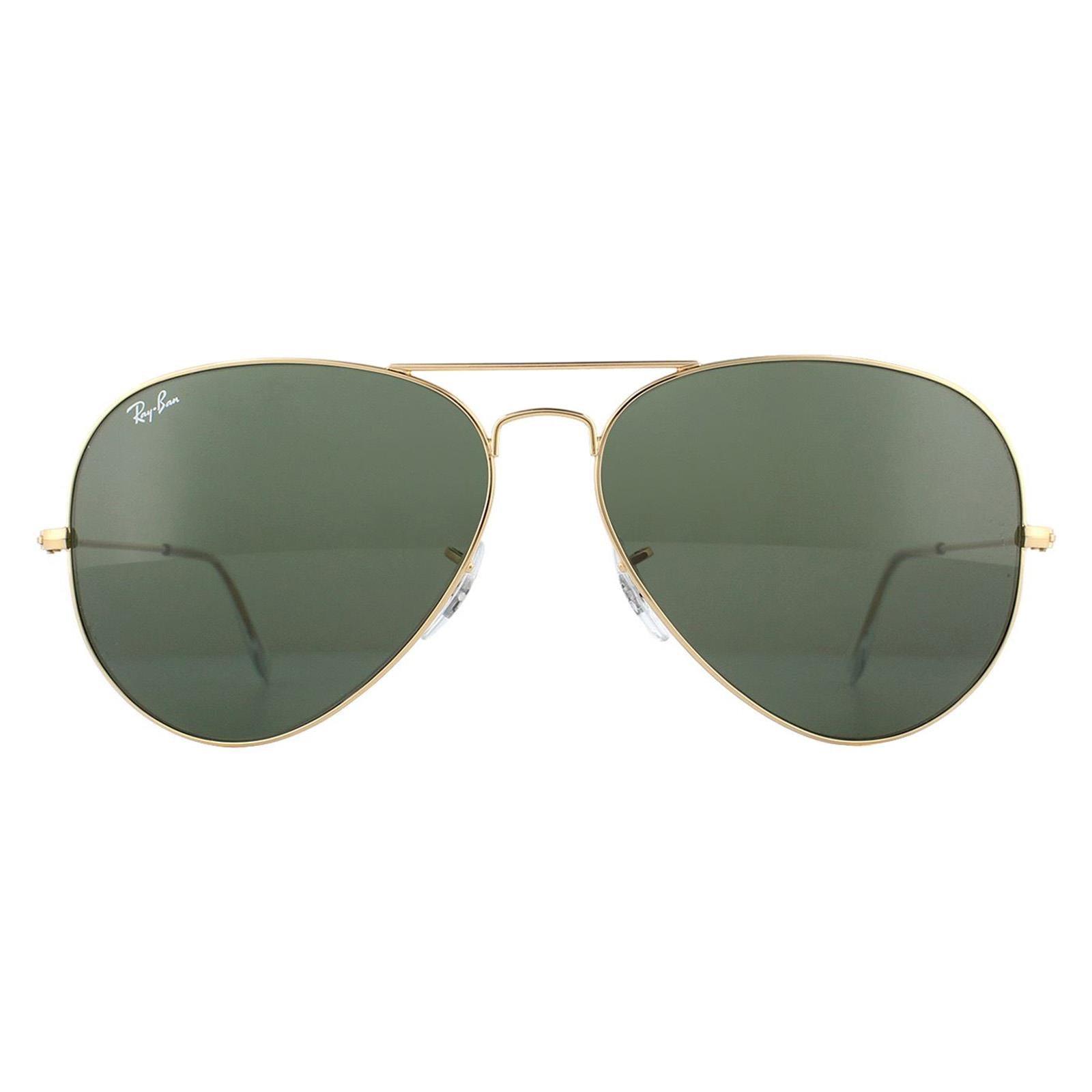 Ray-Ban Large Aviator 3026 Unisex Gold Sunglasses
