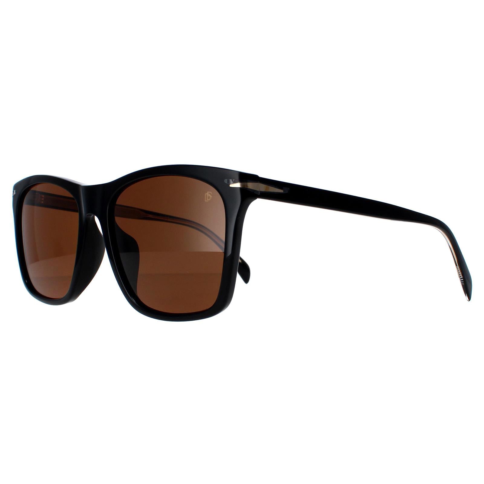 David Beckham DB1054/F/S Mens Black Sunglasses