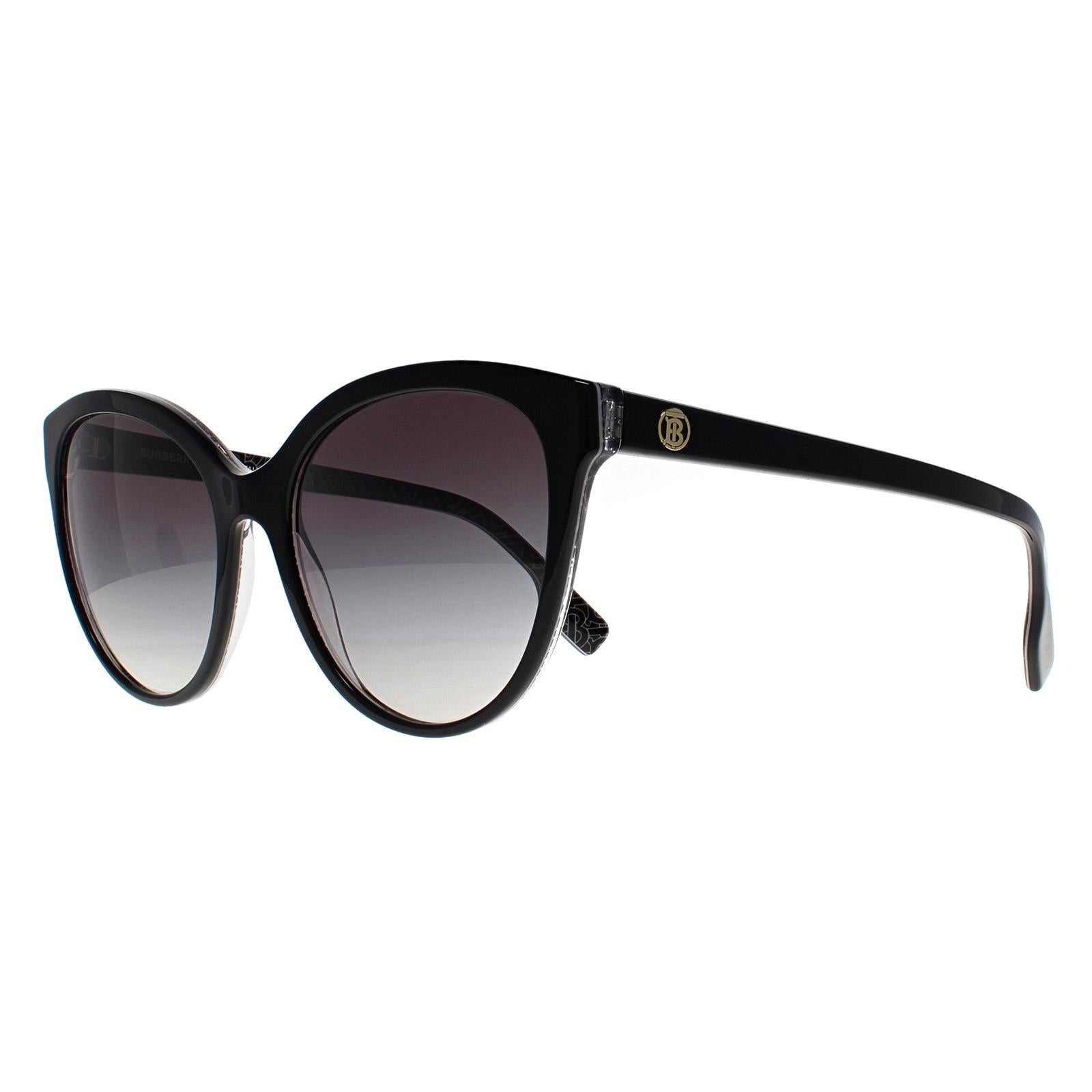 Burberry BE4365 Betty Womens Black Sunglasses