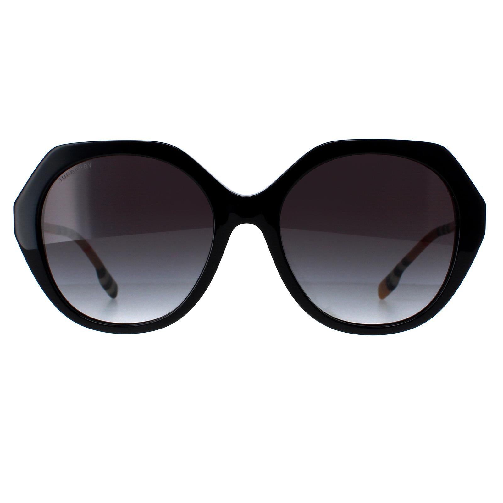 Burberry BE4375 Womens Black Sunglasses