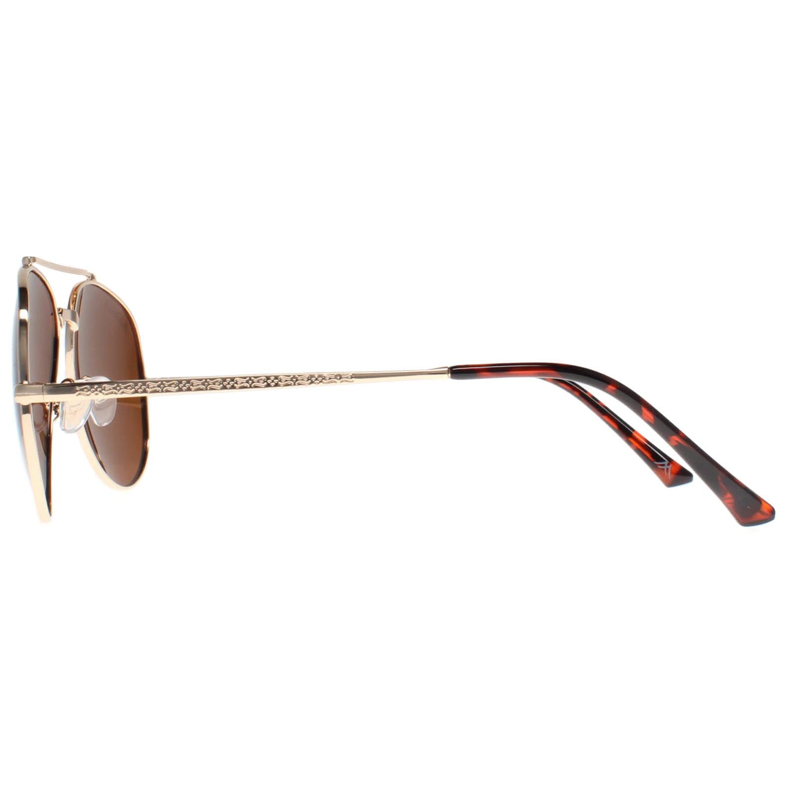 Montana MP185 Unisex Gold Sunglasses