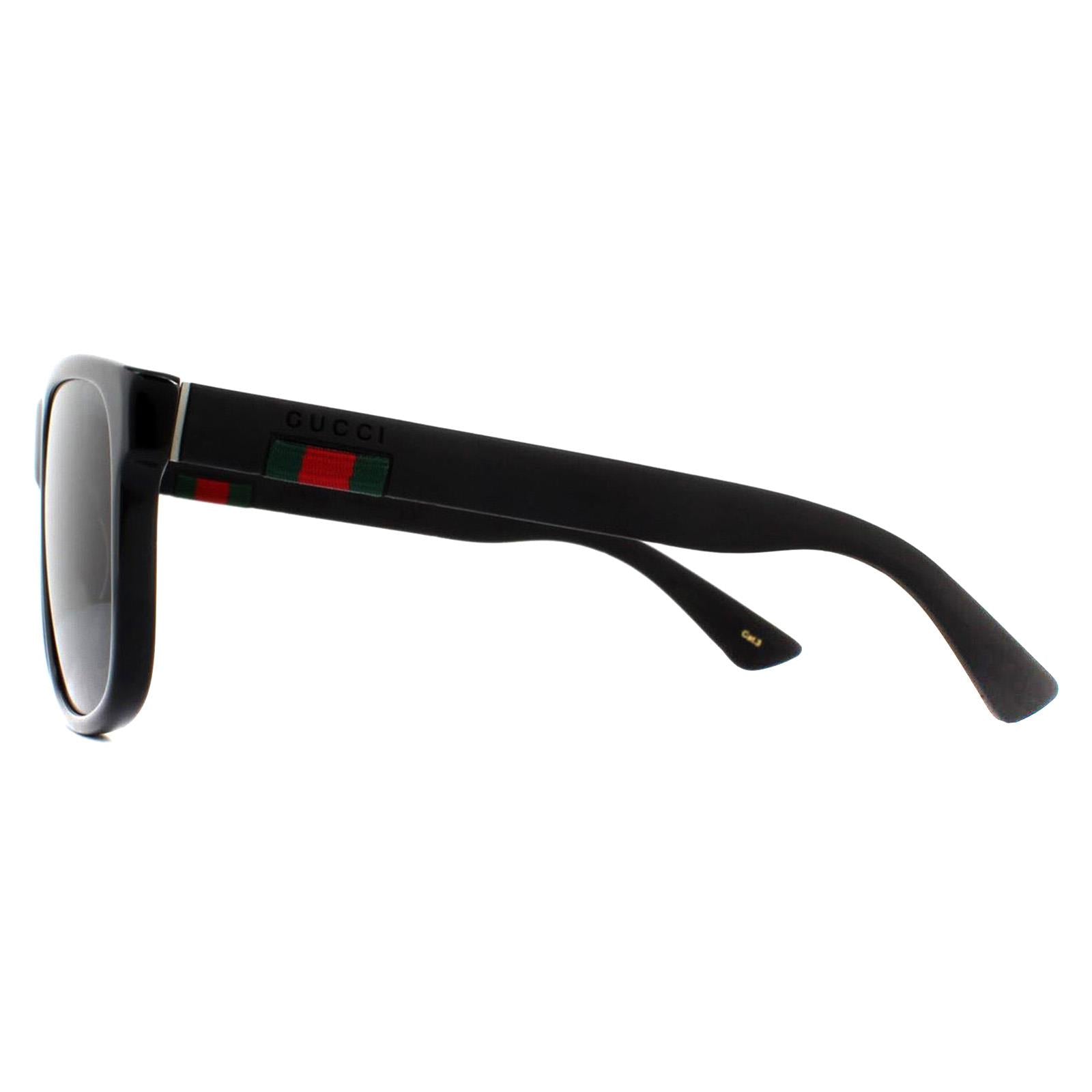 Gucci GG0010S Mens Black Sunglasses