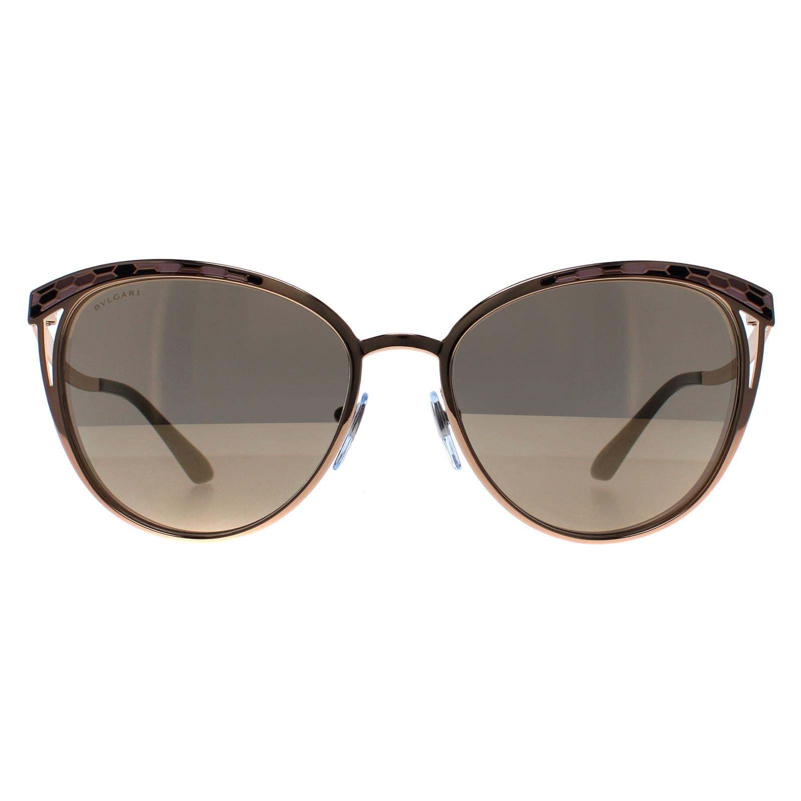 Bvlgari 6083 Womens Gold Sunglasses