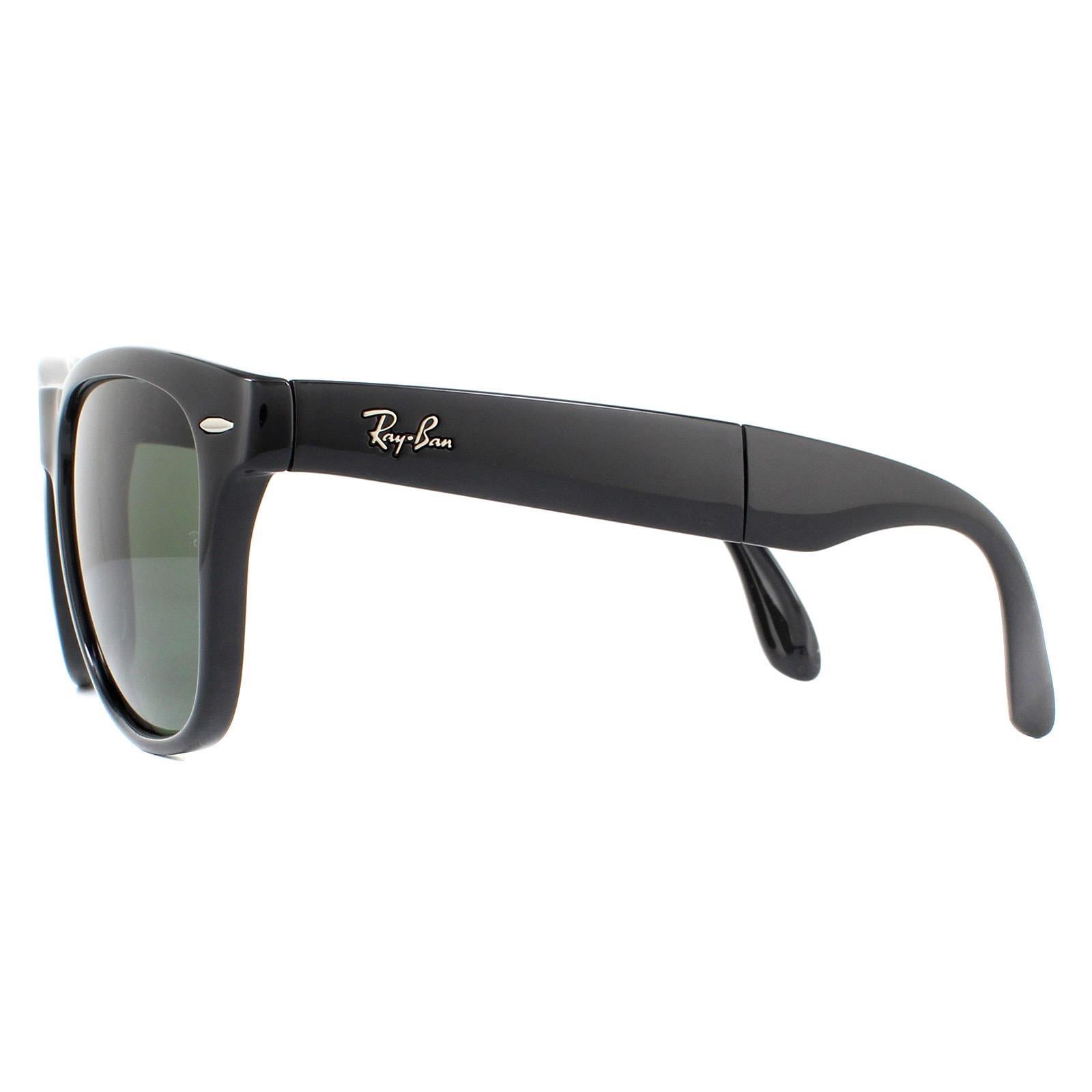 Ray-Ban Folding Wayfarer 4105 Unisex Black Sunglasses