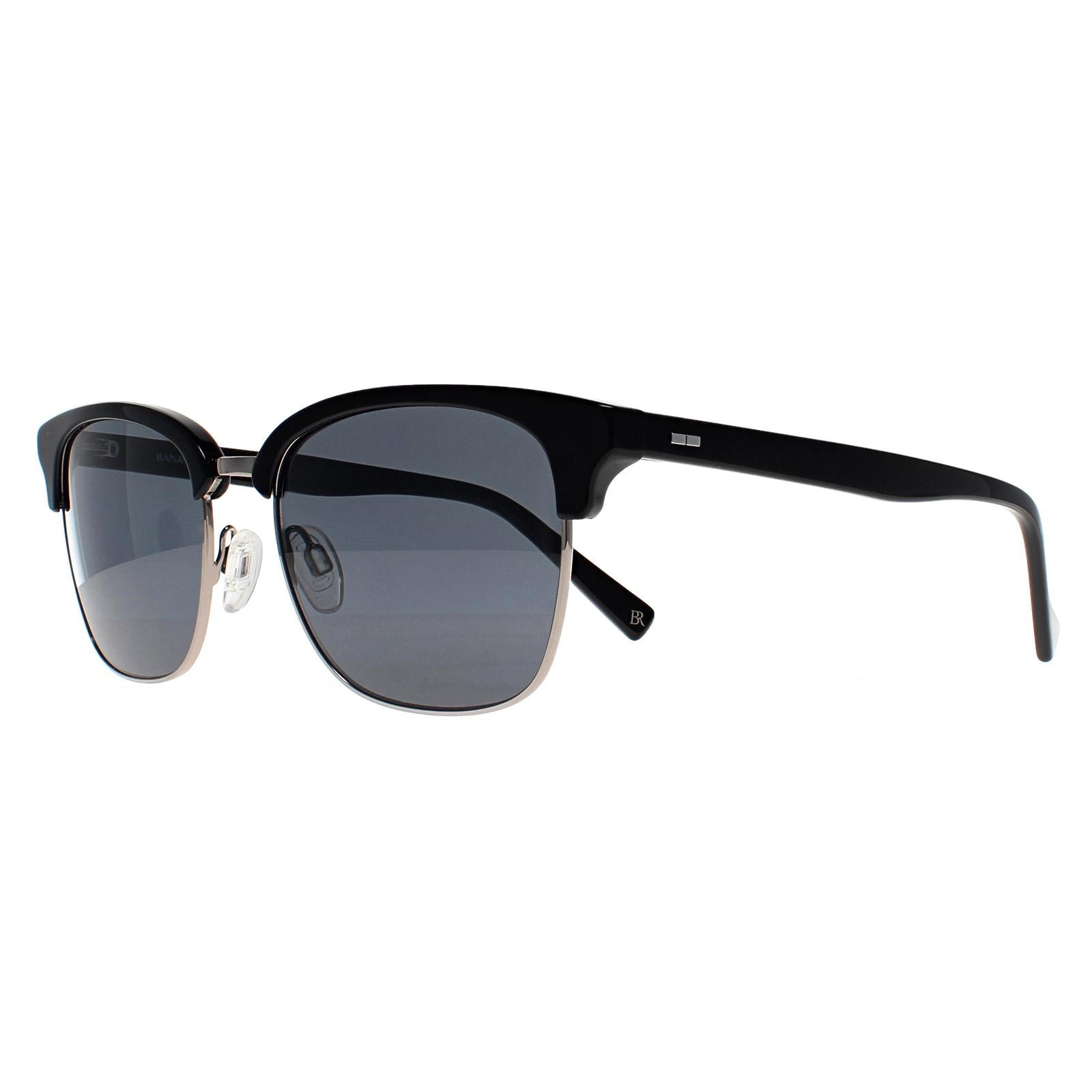 Banana Republic BR 4001/S Unisex Black Sunglasses