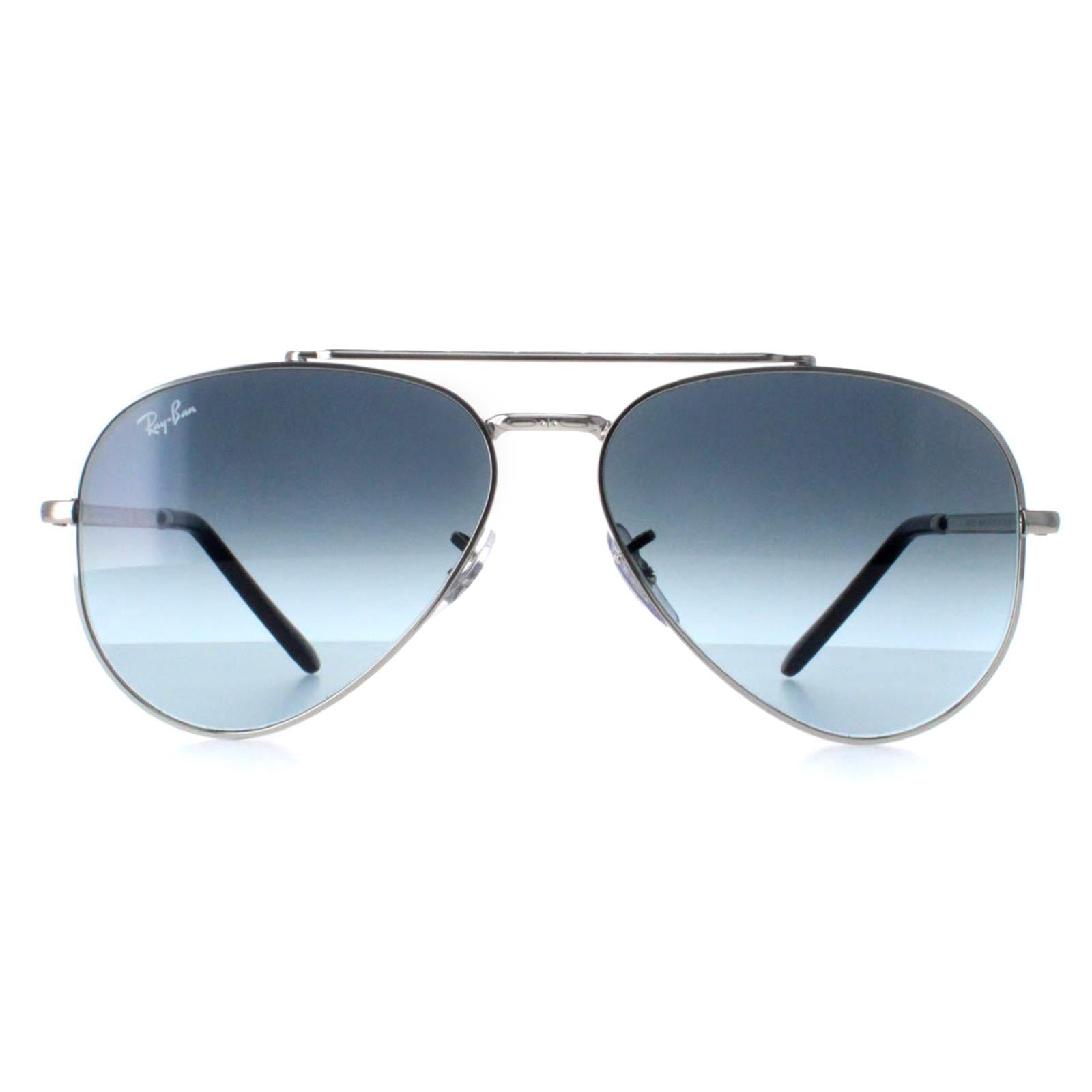 Ray-Ban RB3625 New Aviator Unisex Silver Sunglasses