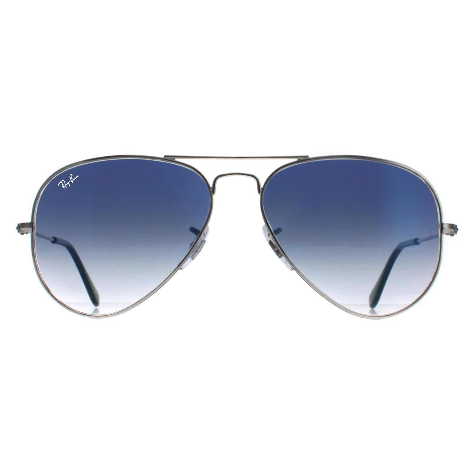 Ray-Ban Aviator 3025 Mens Silver Sunglasses