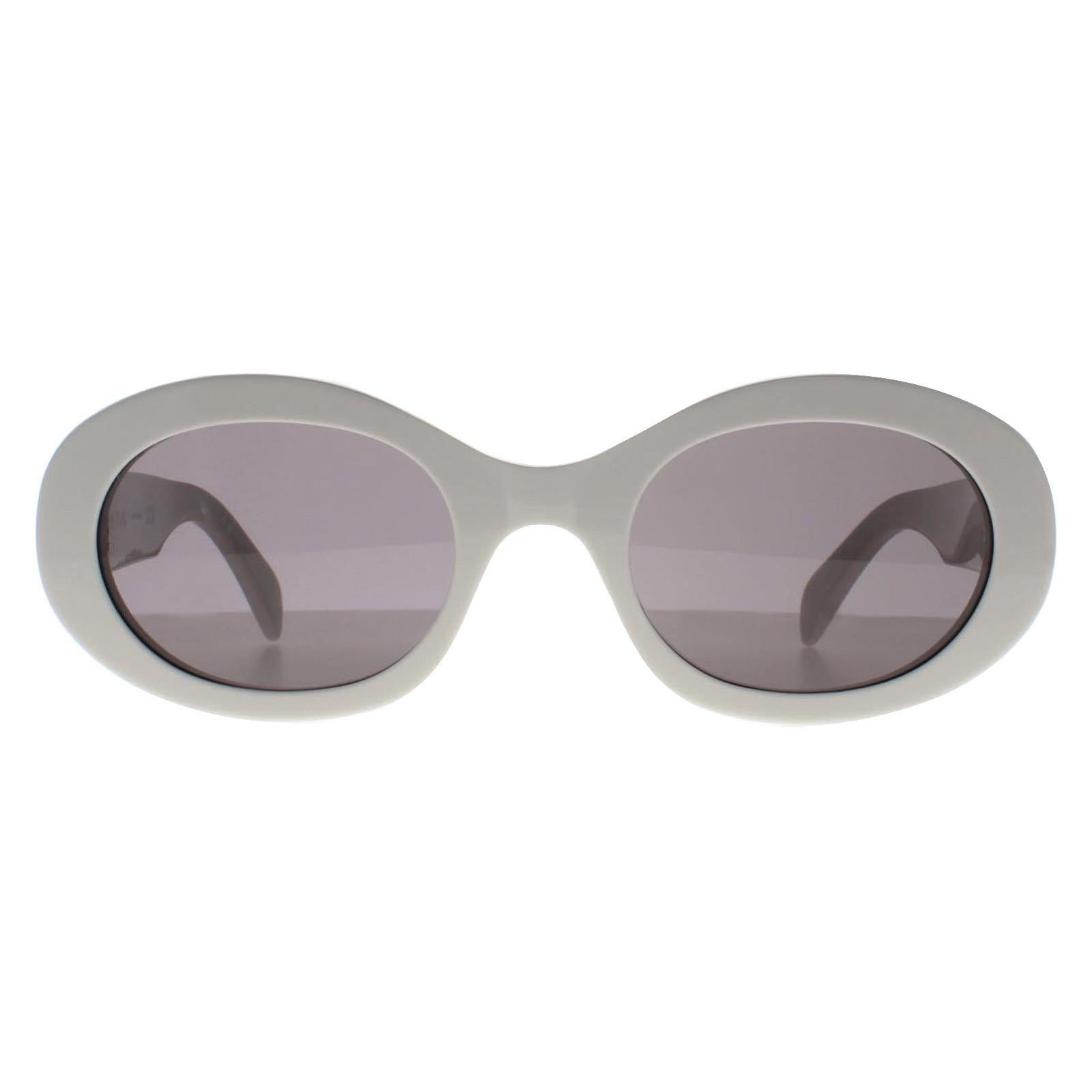 Celine Triomphe CL40194U Womens White Sunglasses