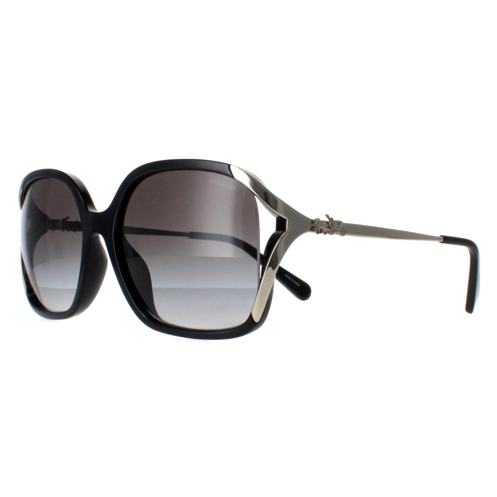 Coach HC8280U Womens Black Sunglasses