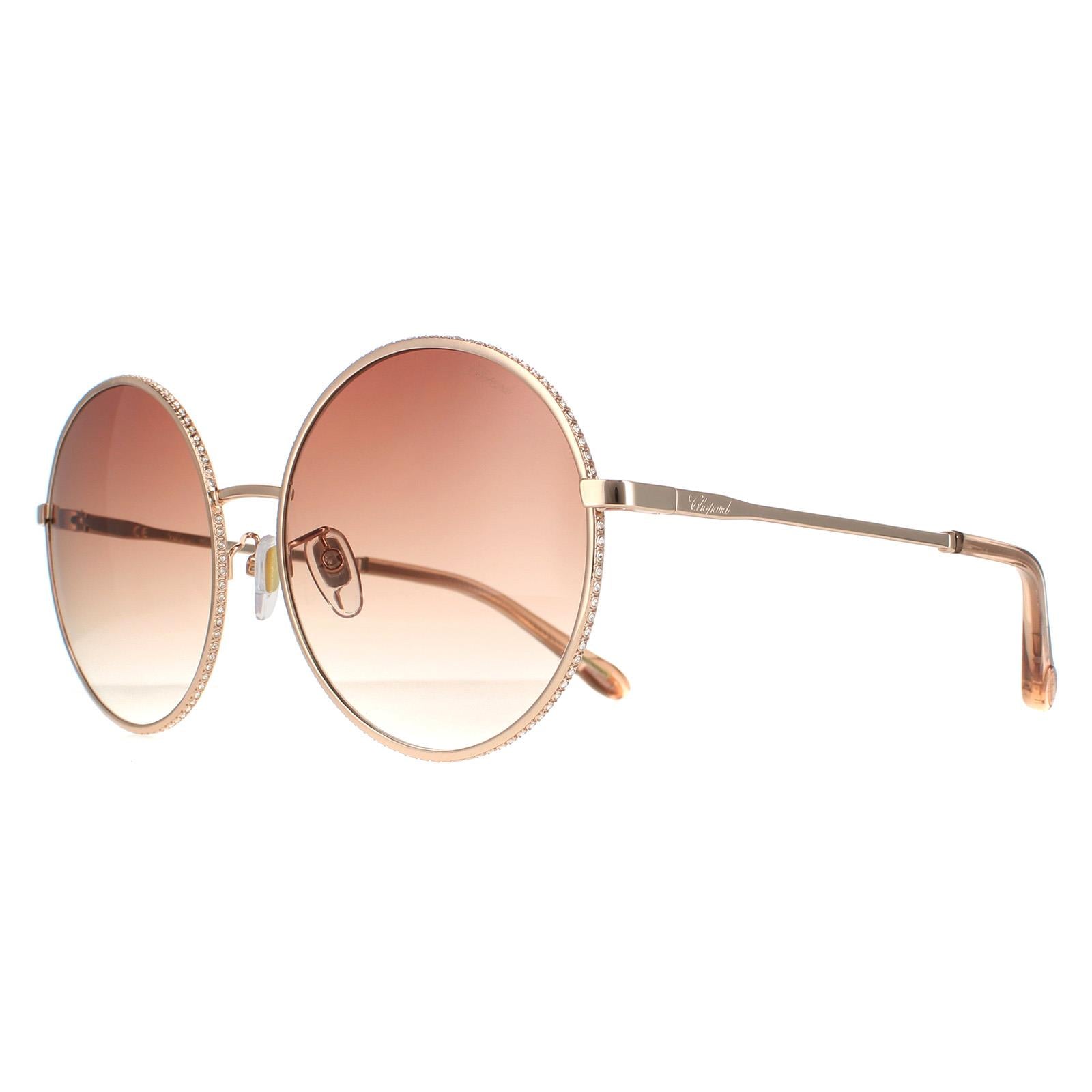 Chopard SCHF11V Womens Gold Sunglasses