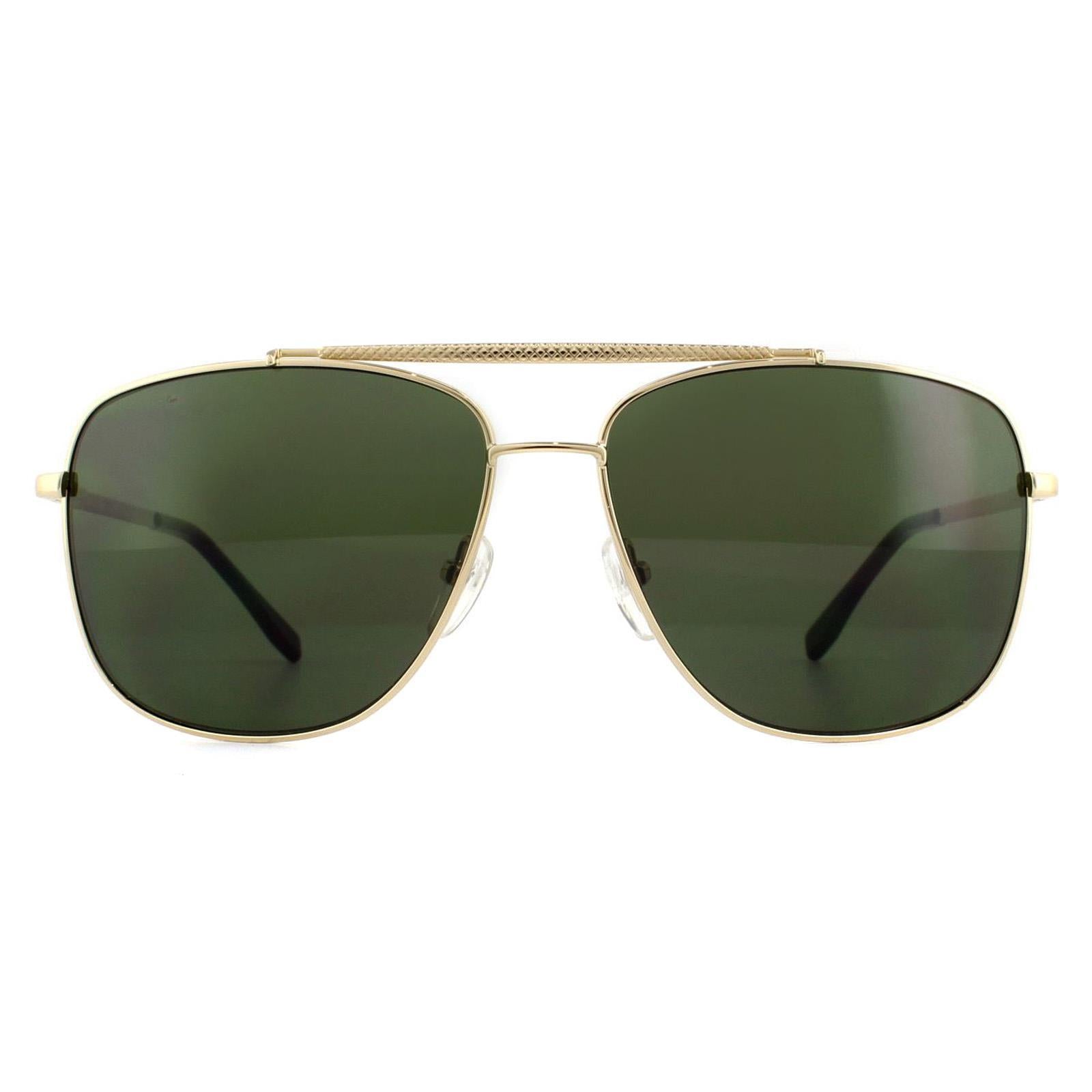 Lacoste L188S Unisex Gold Sunglasses