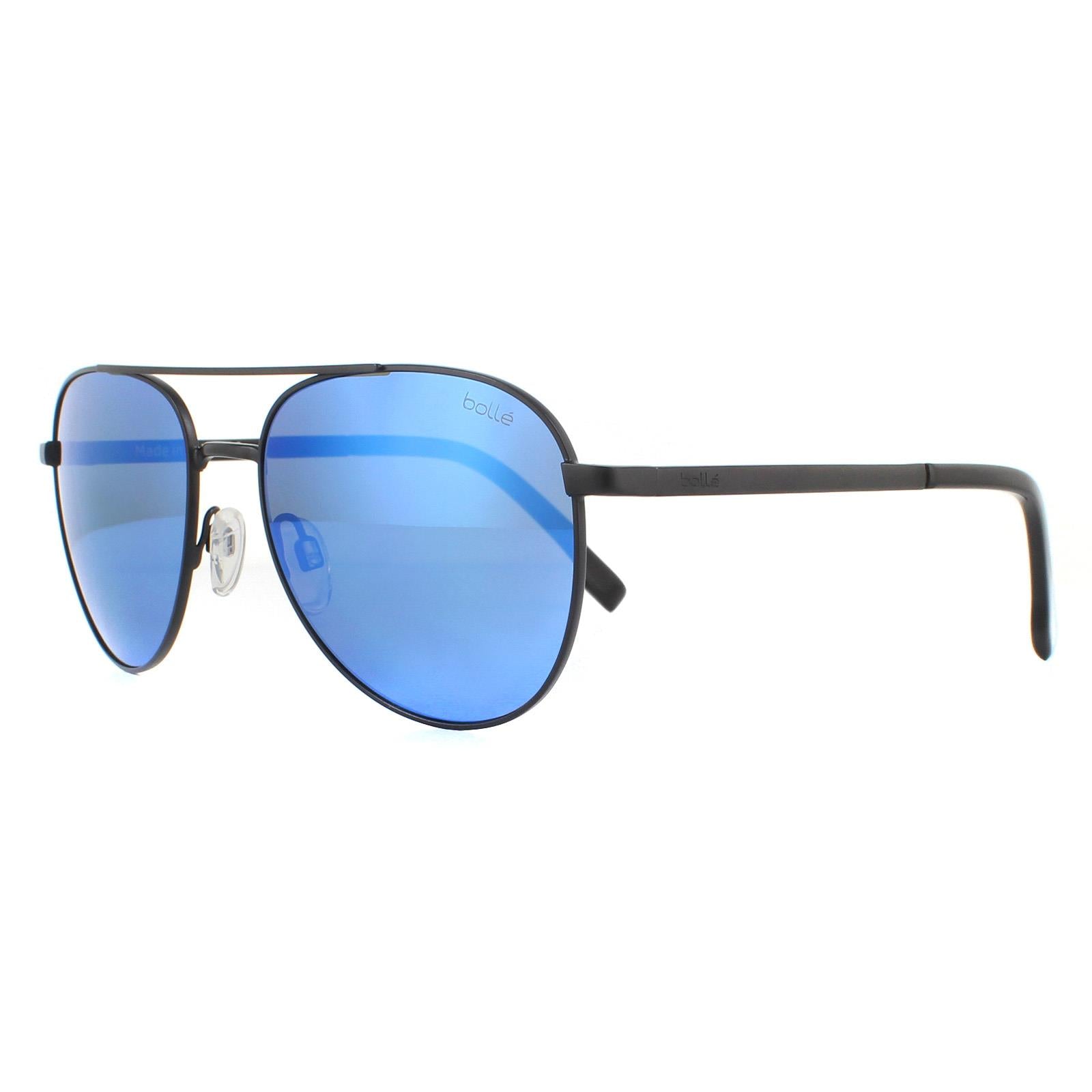 Bolle Evel Unisex Black Sunglasses