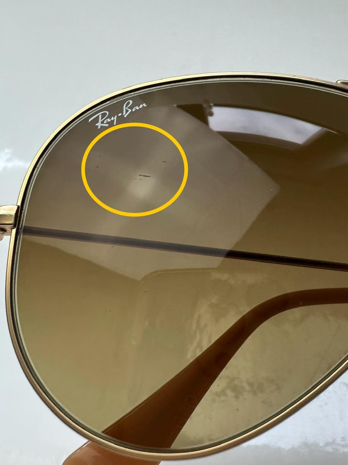 Ray-Ban Aviator 3025 112/85 Preowned Sunglasses - Very Good Condition