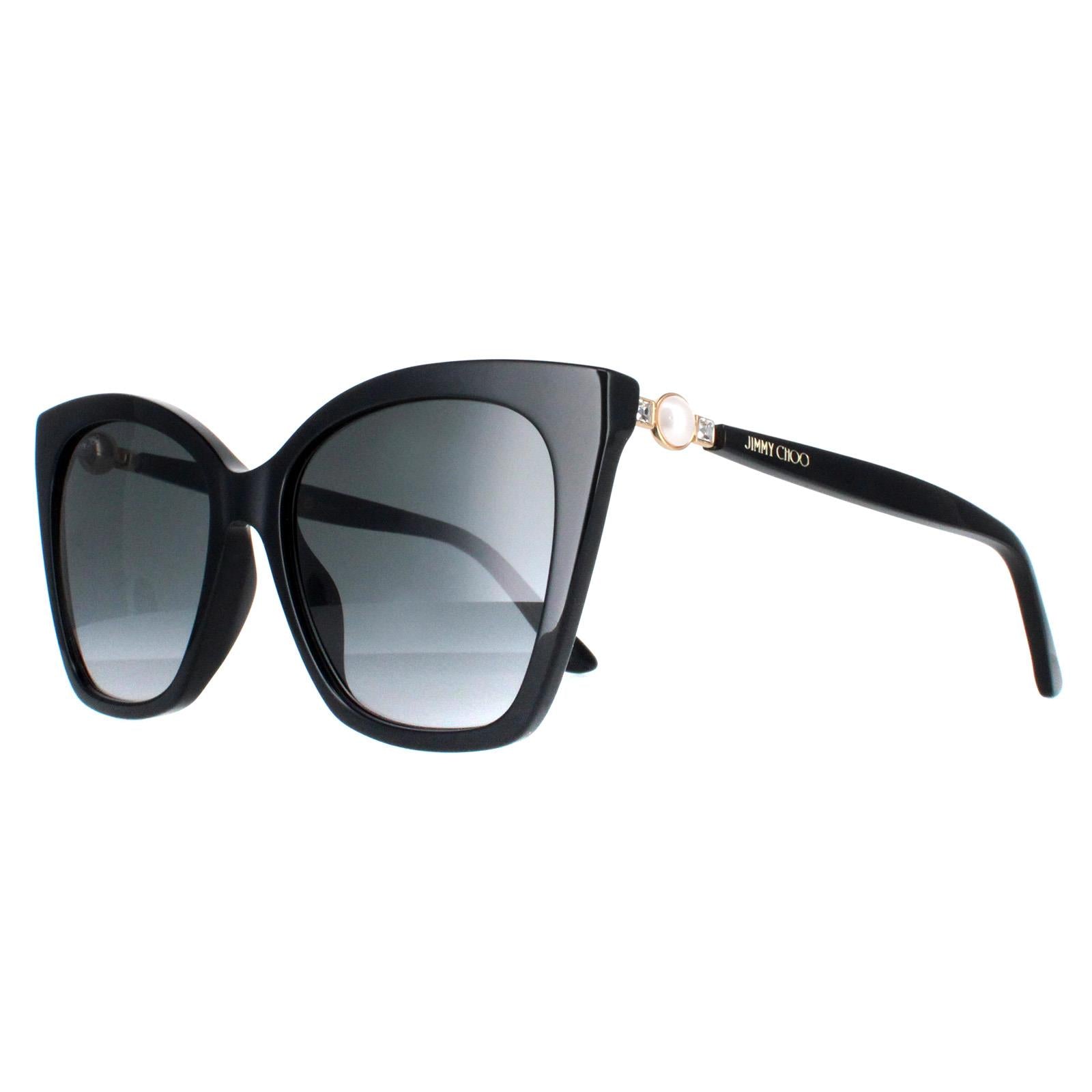 Jimmy Choo RUA/G/S Womens Black Sunglasses