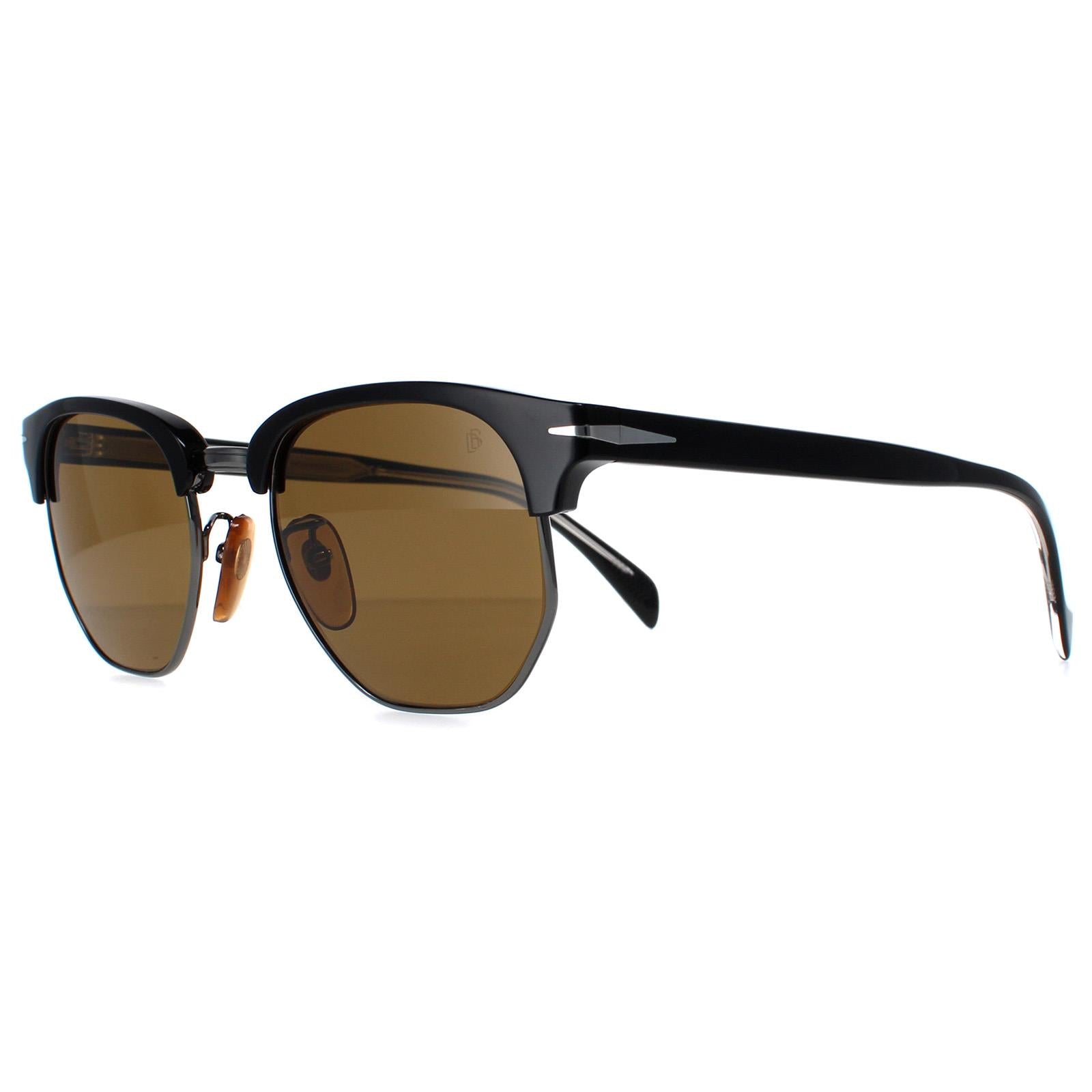 David Beckham DB1002/S Mens Black Sunglasses