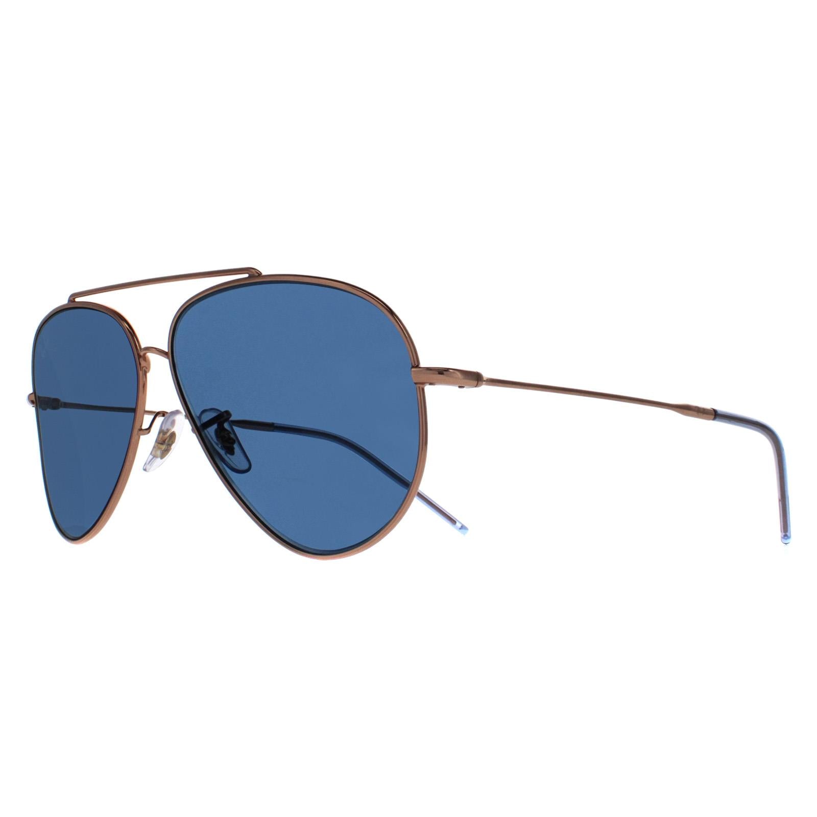Ray-Ban RB0101S Aviator Reverse Unisex Gold Sunglasses