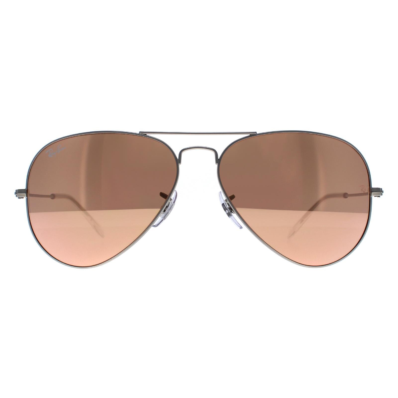 Ray-Ban Aviator 3025 Unisex Silver Sunglasses