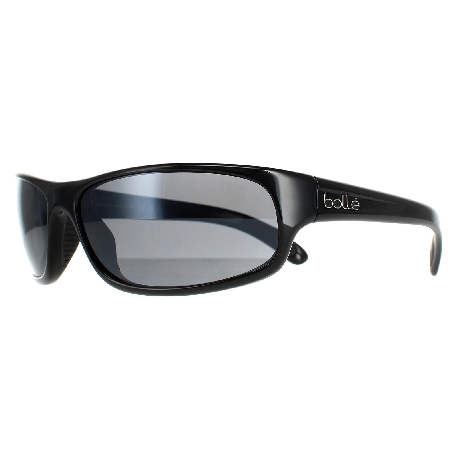 Bolle Anaconda Mens Black Sunglasses