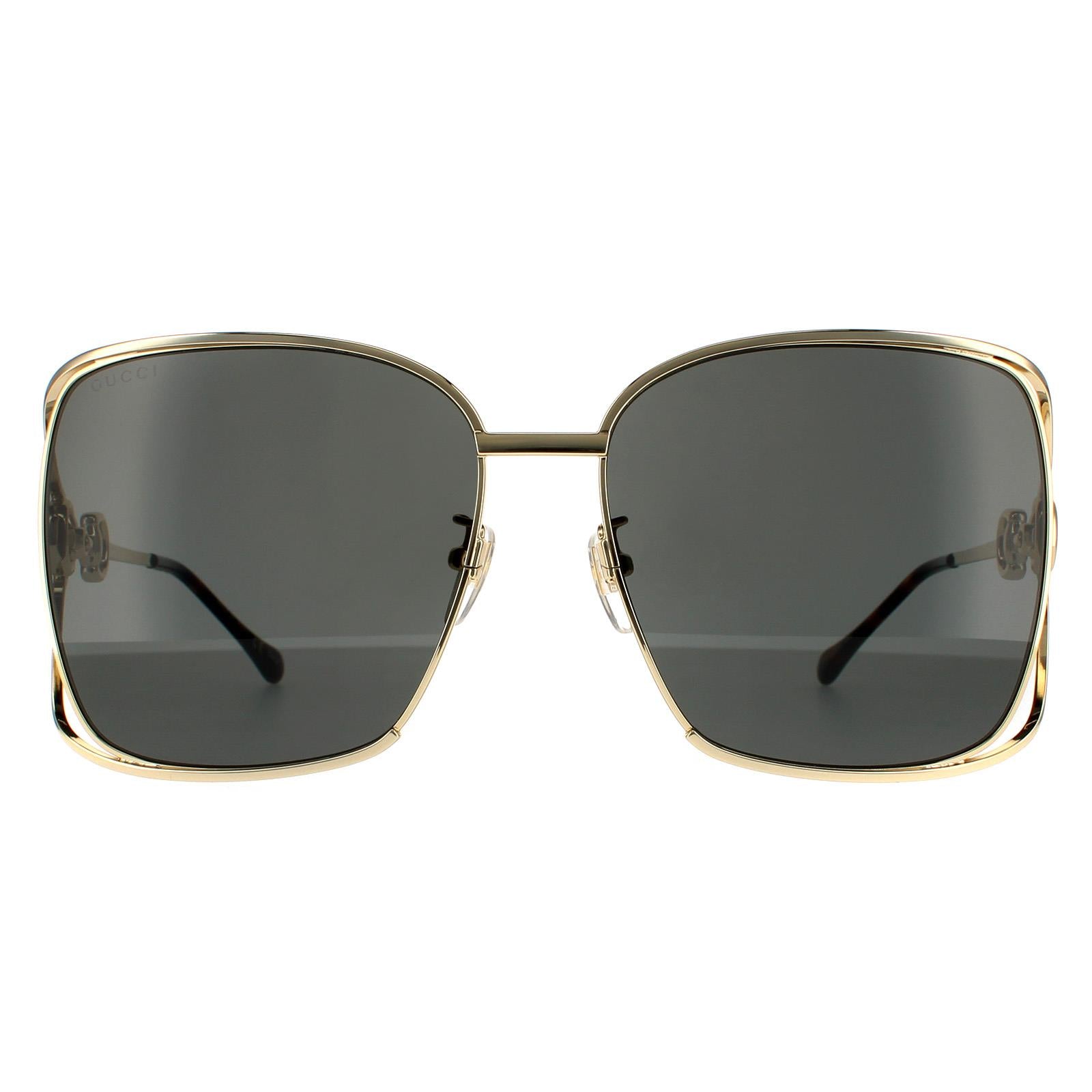 Gucci GG1020S Womens Gold Sunglasses
