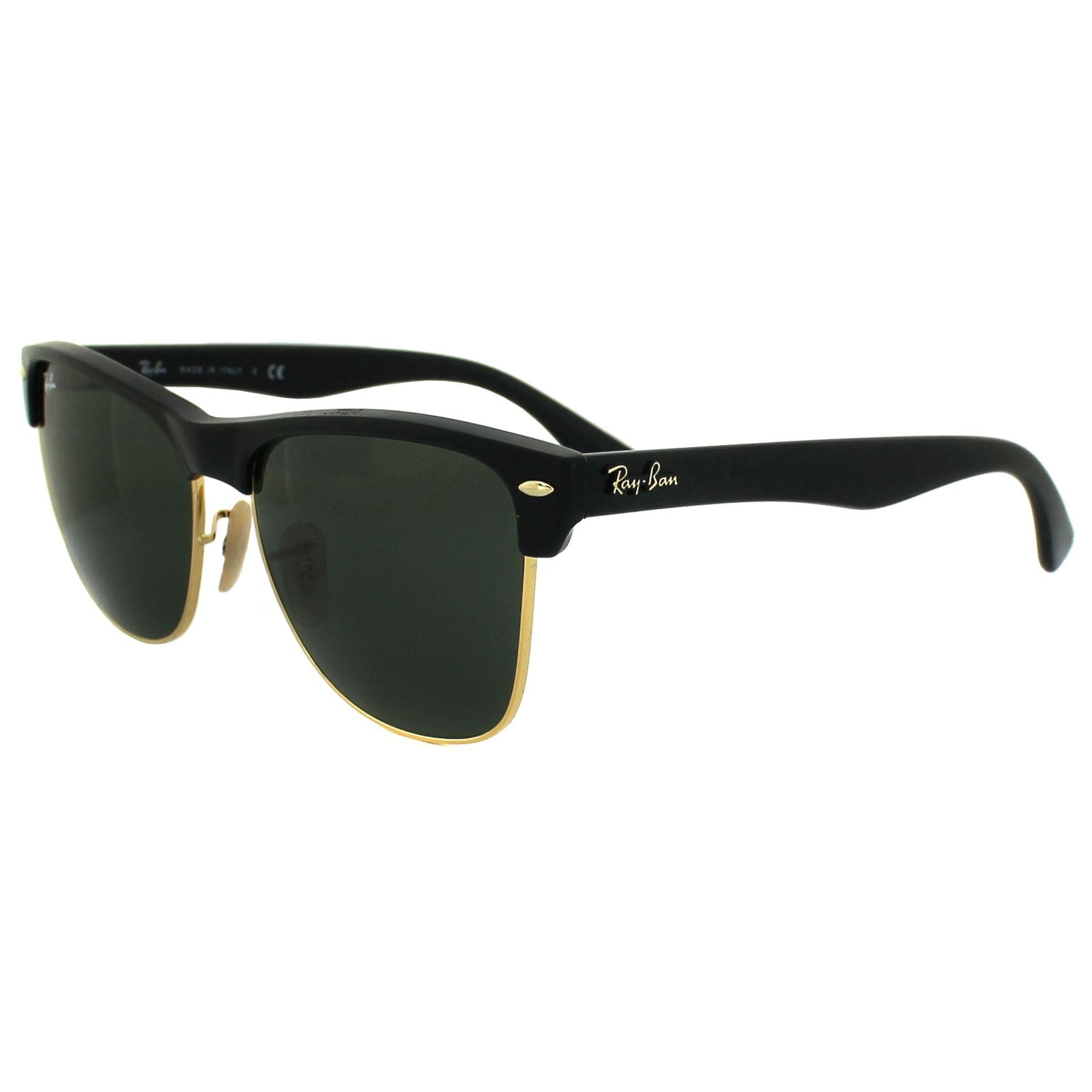 Ray-Ban Clubmaster Oversized 4175 Unisex Black Sunglasses