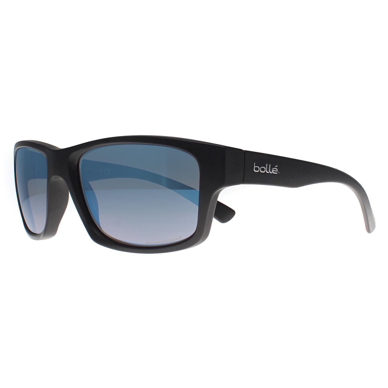 Bolle Holman Unisex Black Sunglasses