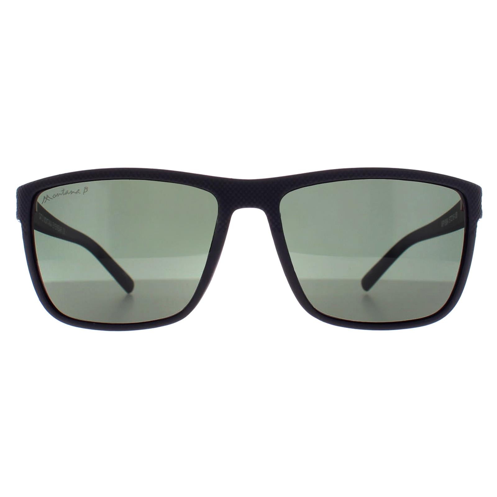 Montana MP198 Unisex Black Sunglasses