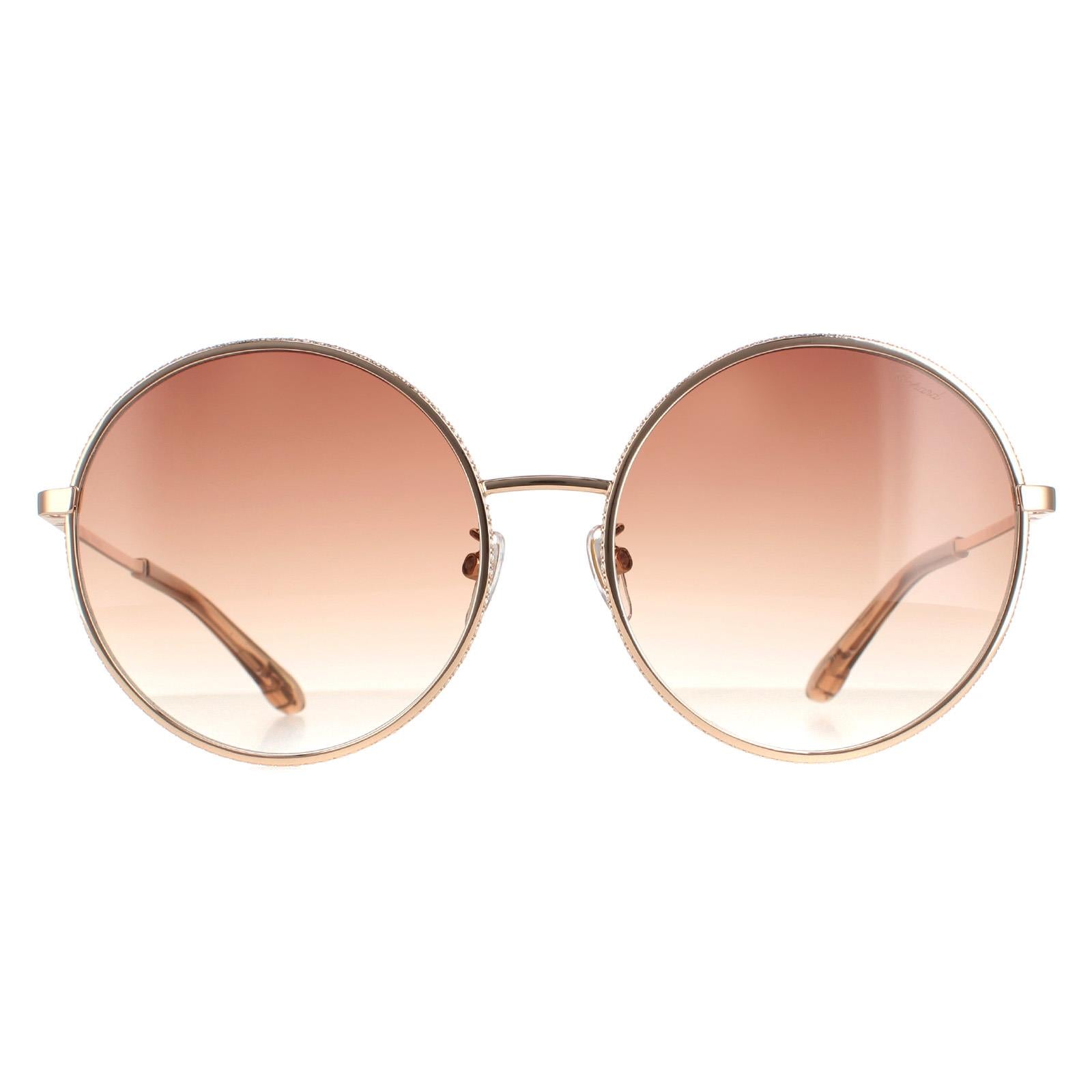 Chopard SCHF11V Womens Gold Sunglasses