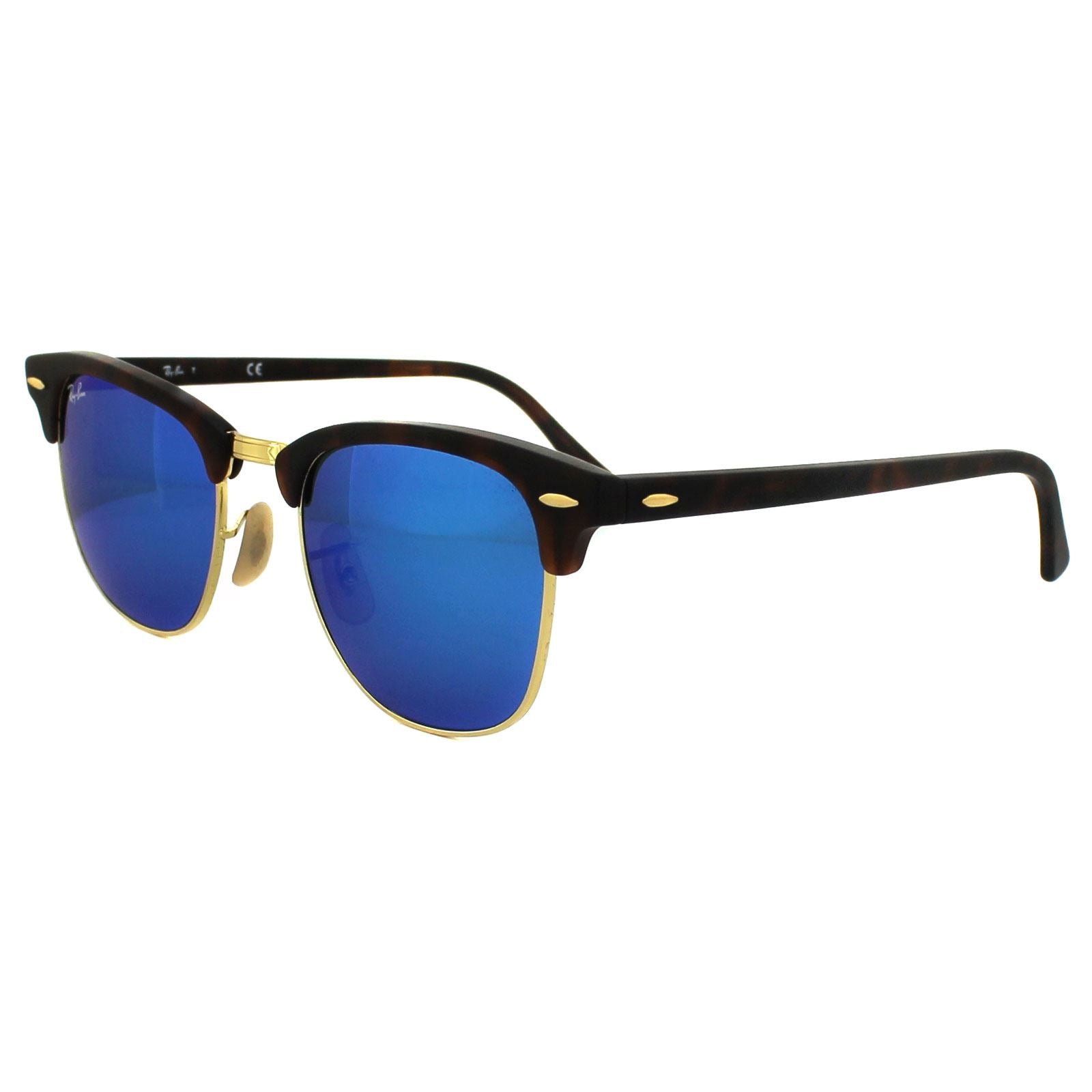 Ray-Ban Clubmaster 3016 Unisex Brown Sunglasses