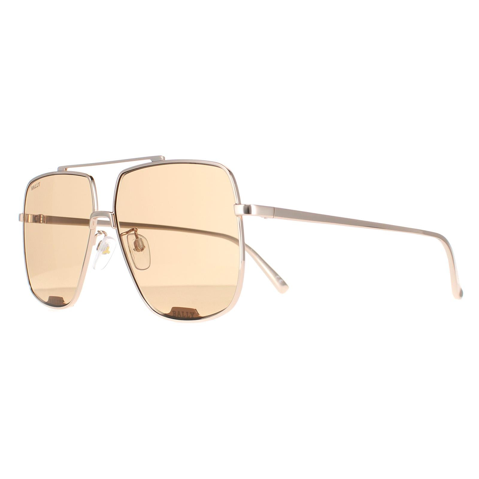 Bally BY0017-D Unisex Gold Sunglasses