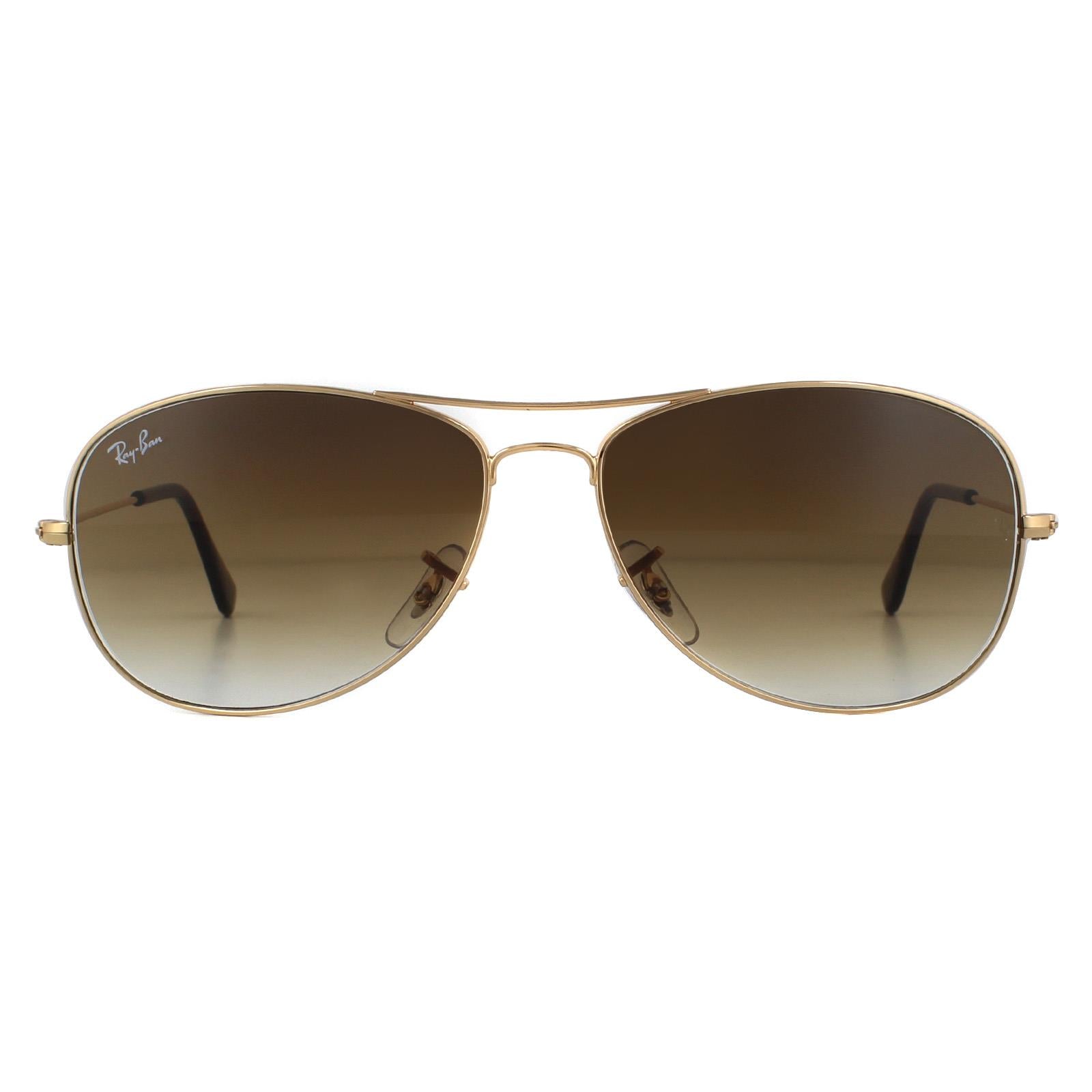 Ray-Ban Cockpit 3362  Gold Sunglasses