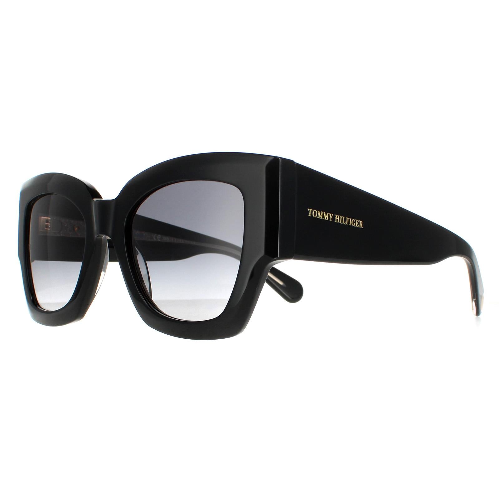 Tommy Hilfiger TH 1862/S Womens Black Sunglasses