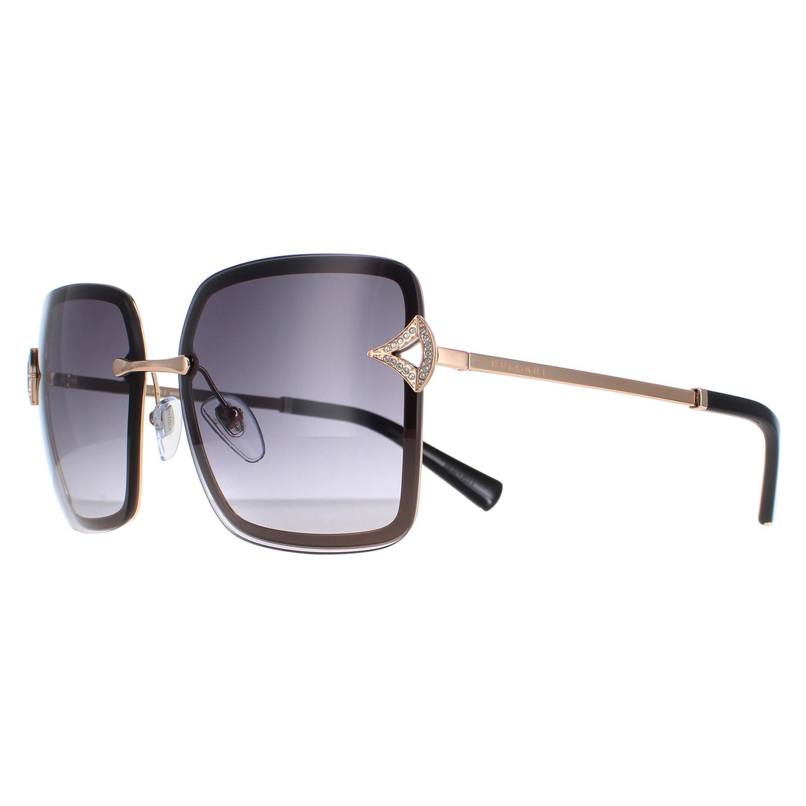 Bvlgari BV6167B Womens Gold Sunglasses